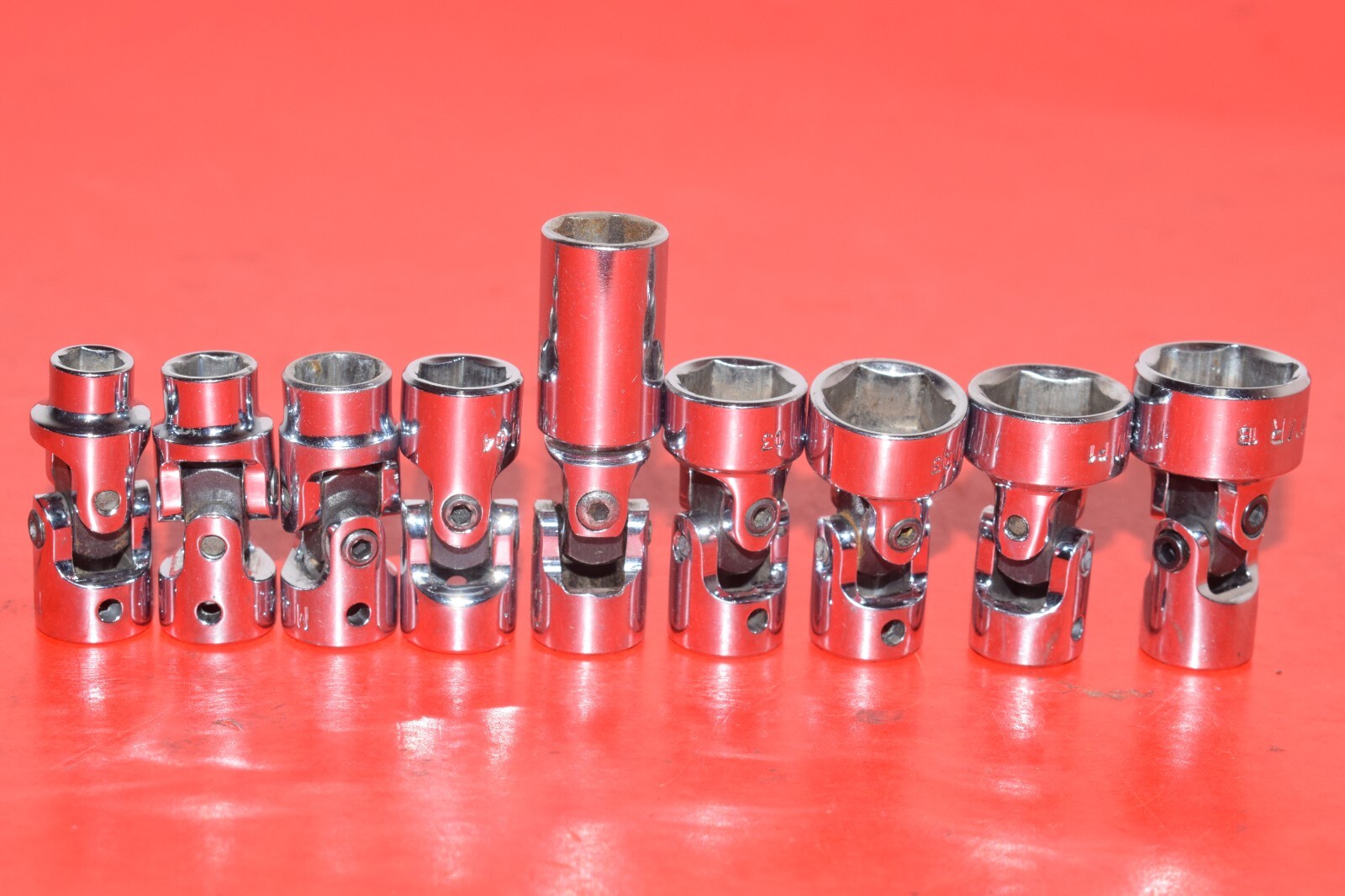 Mac & Snap-On 1/4″ Drive 10pc Metric 6mm – 14mm Universal Swivel Socket Set