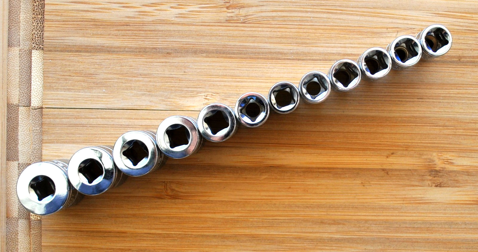 Matco Tools Silver Eagle 12 Pc 1/4 Drive Metric Standard Socket Set 4mm-14m Mint