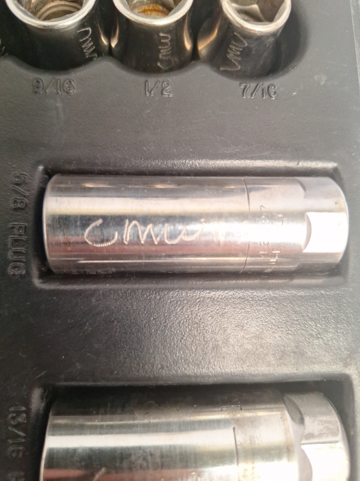 Craftsman USA 16 PC 1/2″ Drive 6 Point SAE Socket Set With Case #34790*READ*