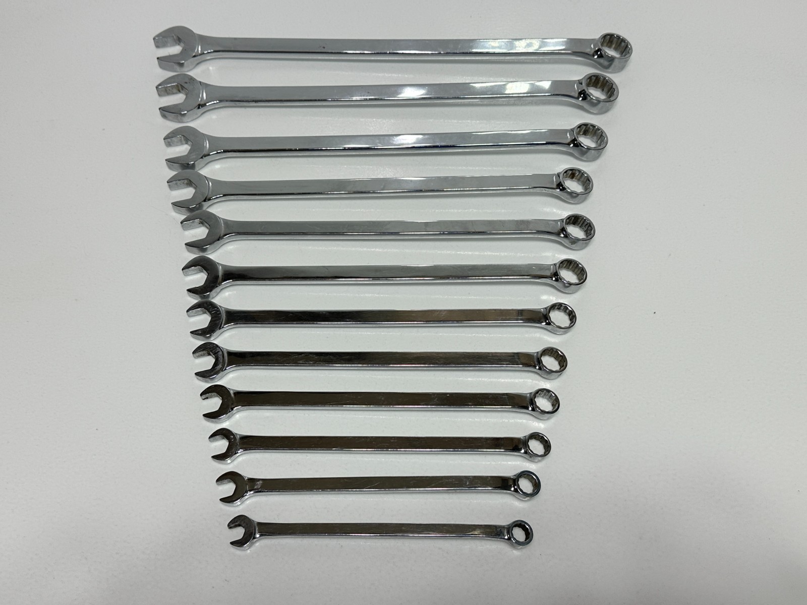 Cornwell USA WCM112LST 12pc Metric 8-19mm Extra Long Combination Wrench Set VTG