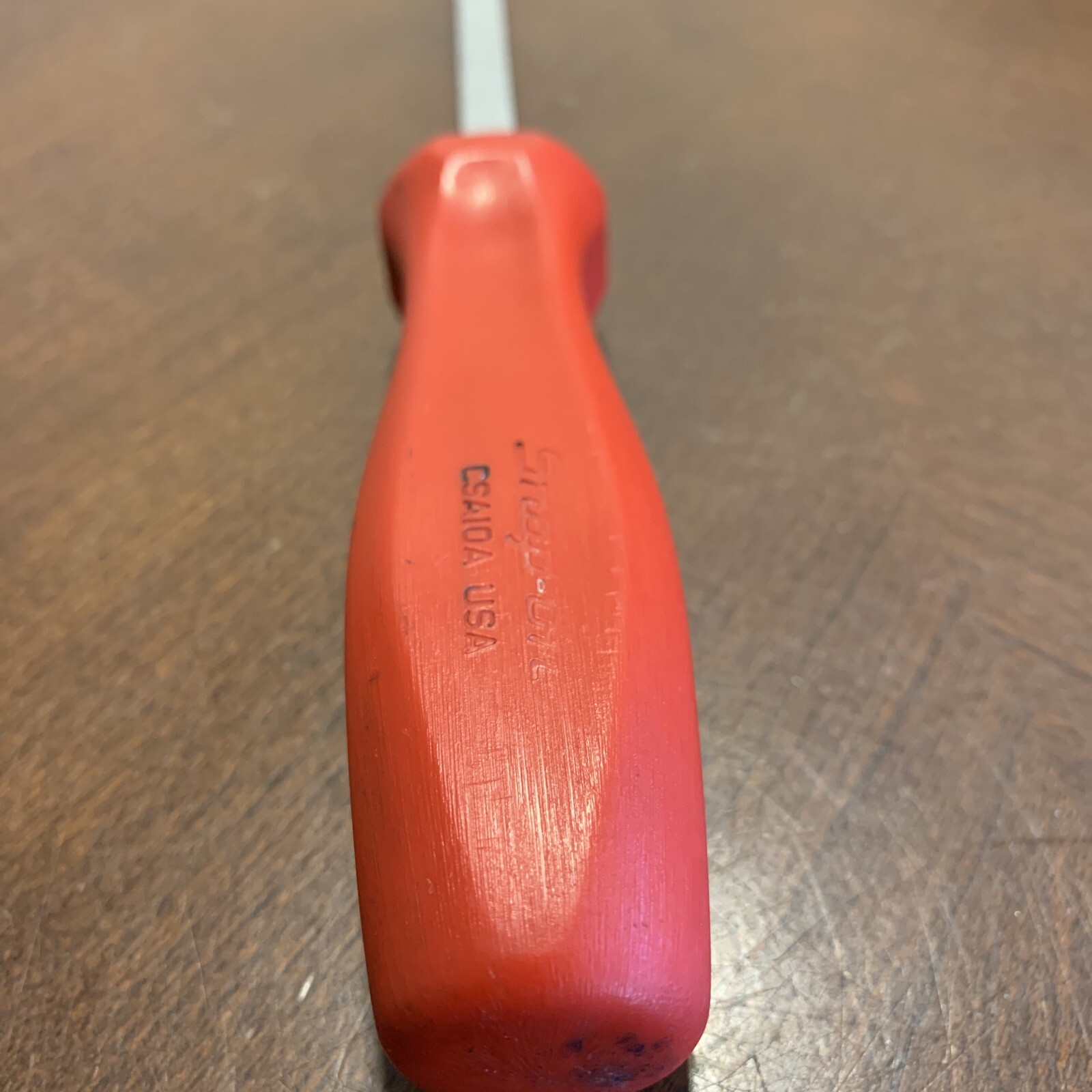 Snap On USA Tools RED Handle CSA10A Angled Blade Scraper Gasket RTV Classic 1/2″