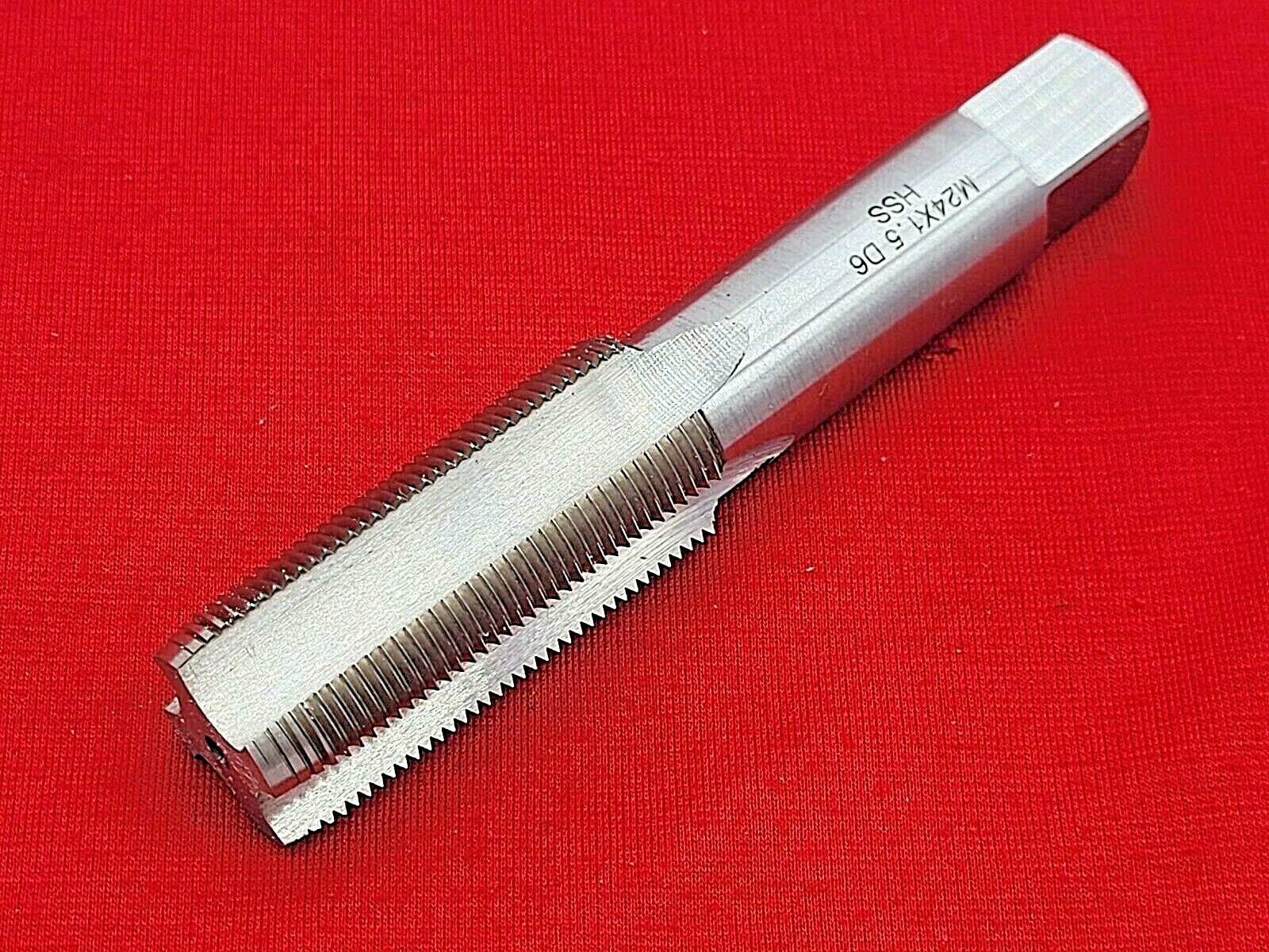 M24 X 1.5 24MM Plug Tap A1 122-24150 HSS 4 Flute 24MM X 1.50 RH Metric