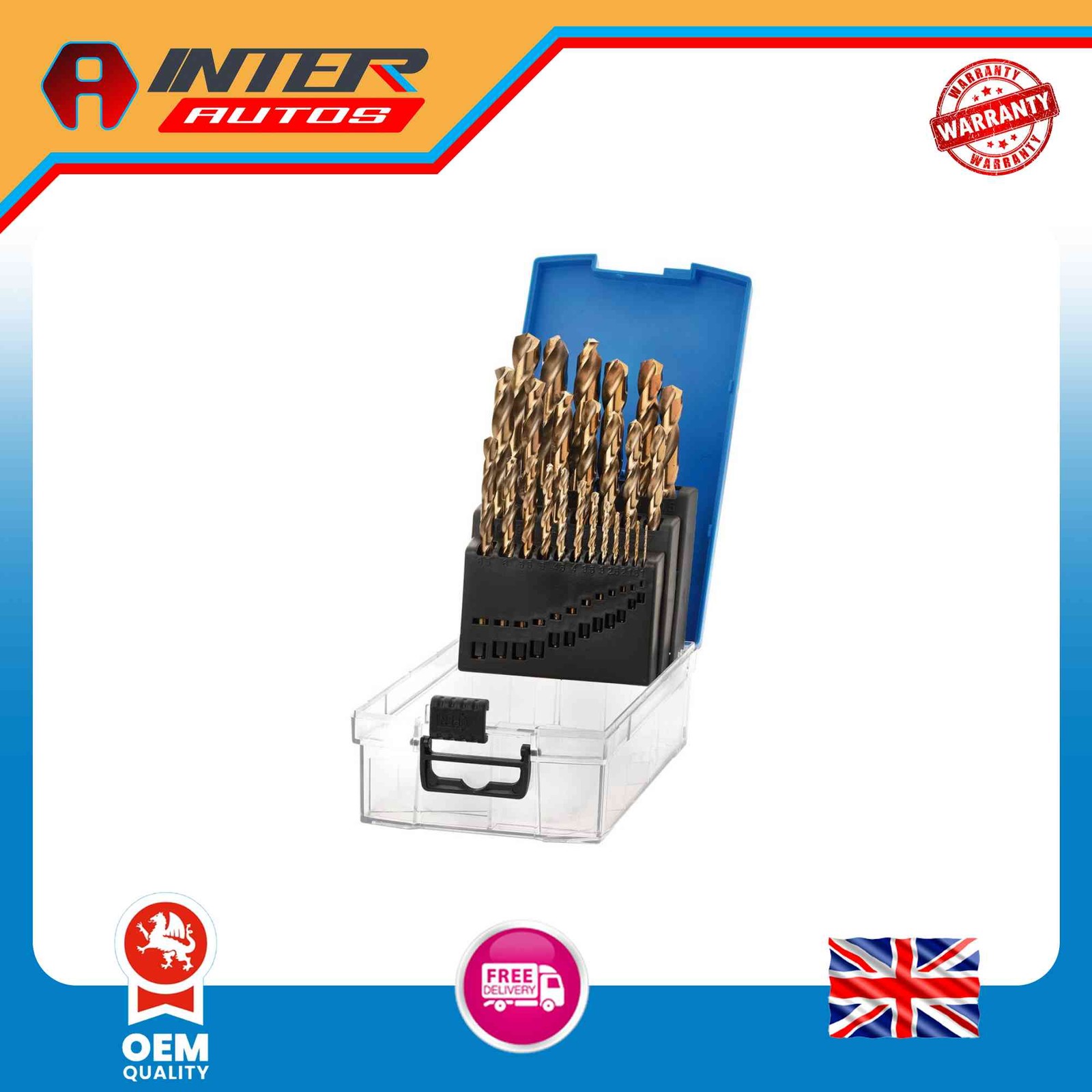 Draper Expert HSSE M35 Cobalt Drill Bit Set (25 Piece) 08978