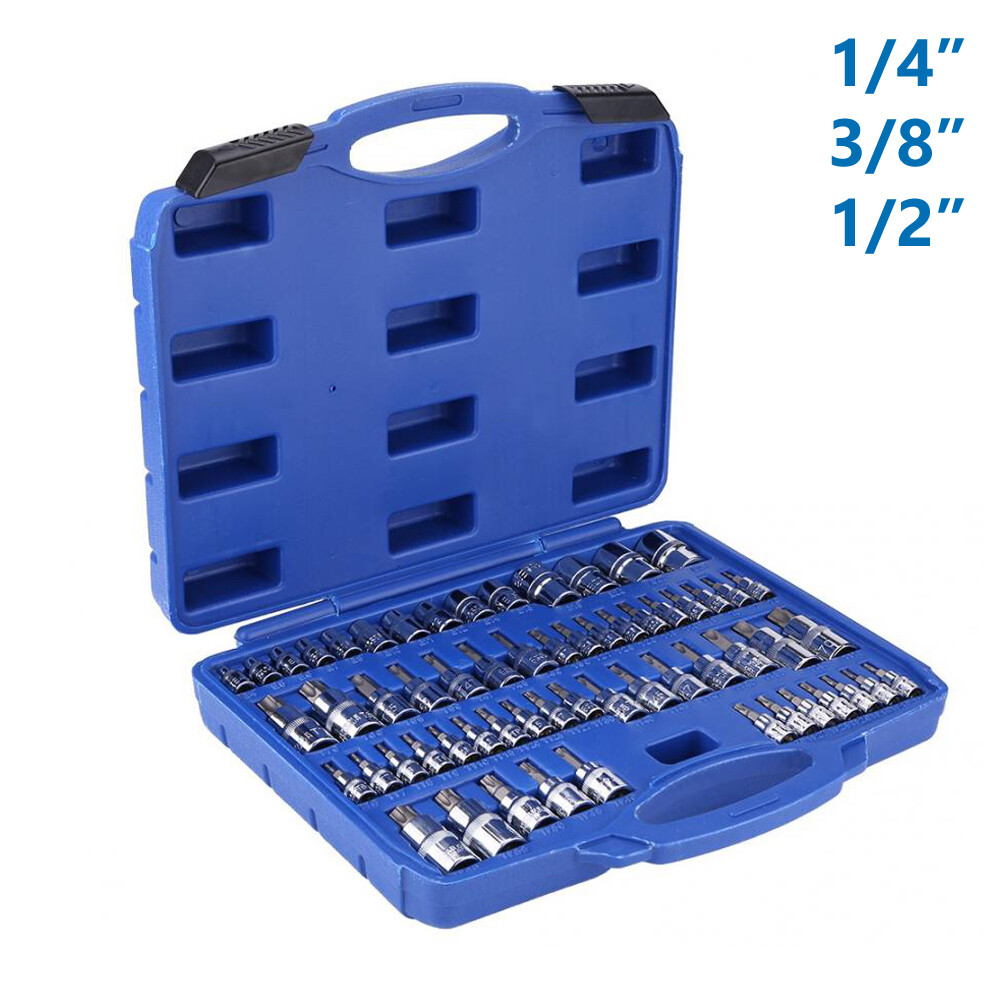 60Pcs Master Torx Socket Security Bit External Torx Plus Socket Set