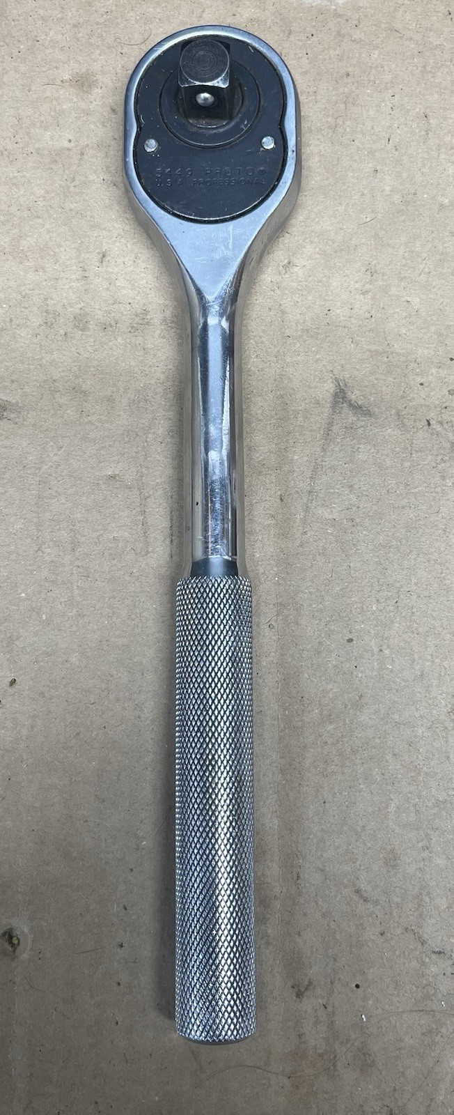 Proto Professional 1/2” 5449 Ratchet Wrench 10″ Long Made in USA Polished Chrome