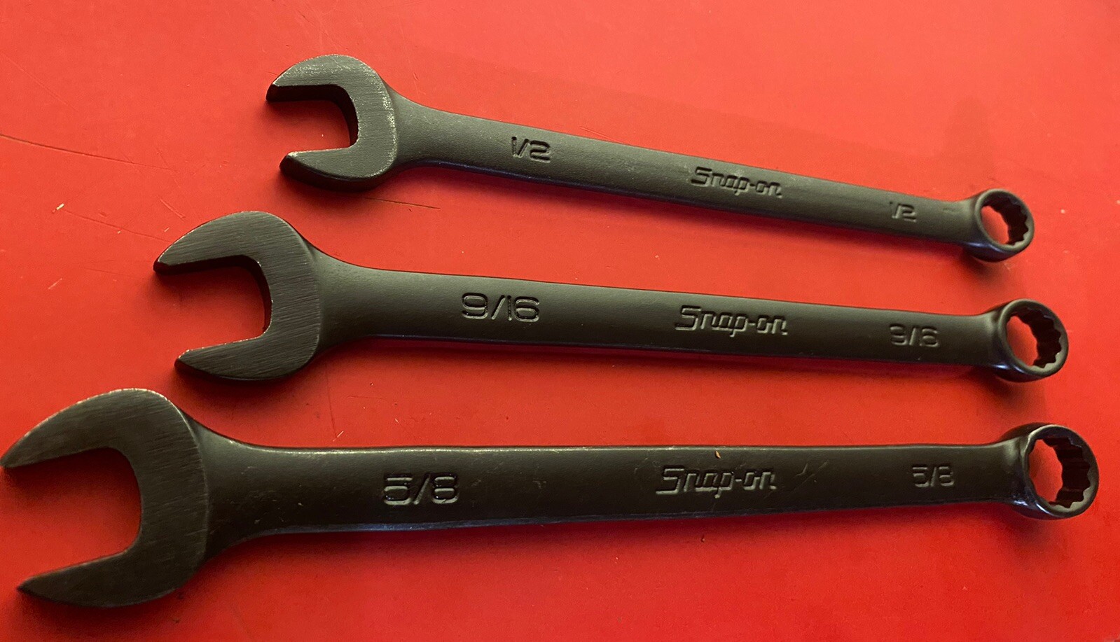 3 NOS Wrenches Snap On Tools GOEX16B 1/2 GOEX18B 9/16” GOEX20B 5/8″ Industrial