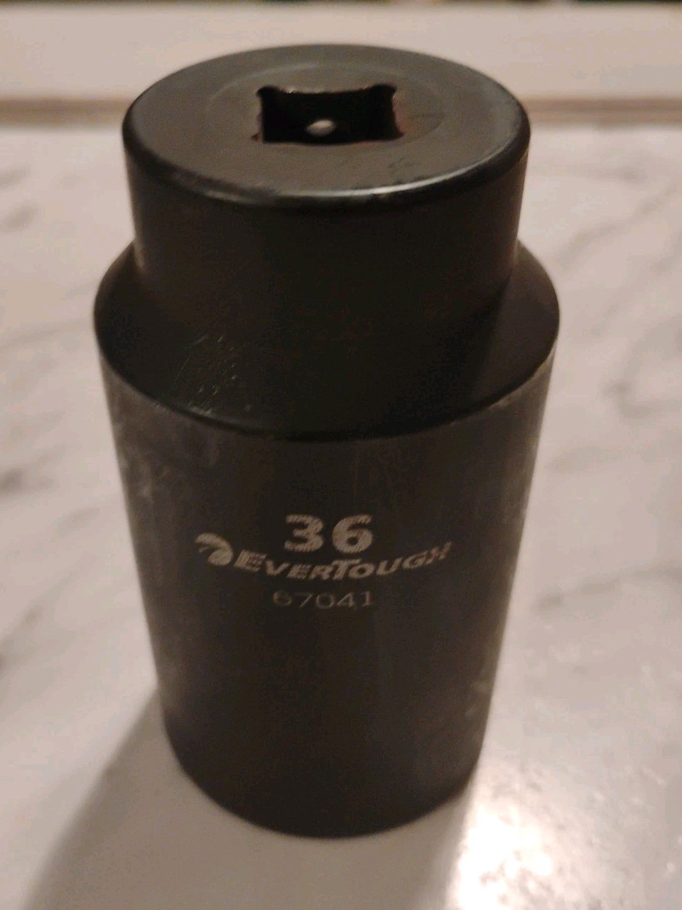 Ever-Tough 36 MM Deep Well Impact Socket Anti Rounding Six (6) Point Design