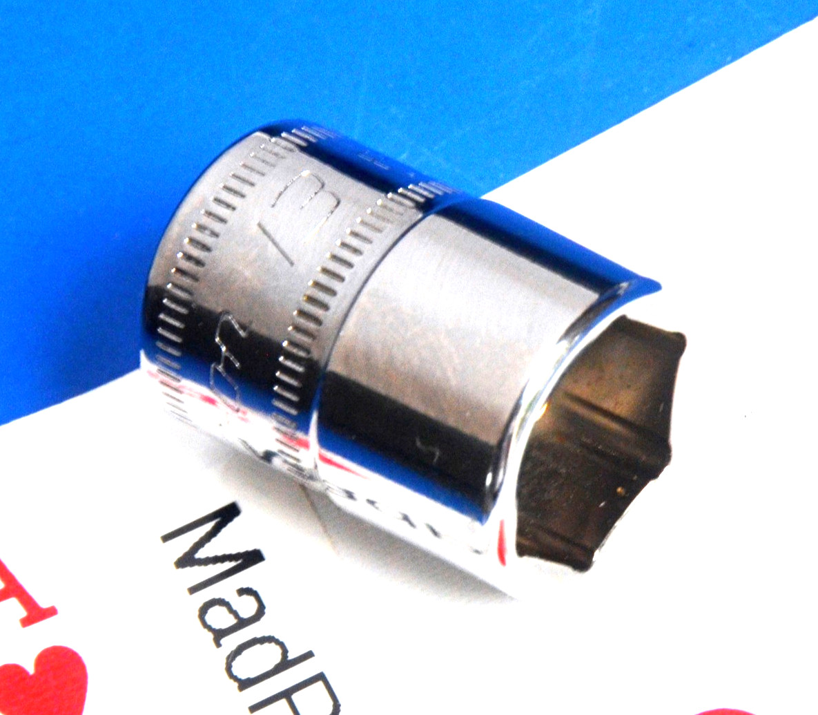 Snap-on Tools 3/8″ drive Metric 13mm Shallow 6-point Socket wrench FSM131 NEW