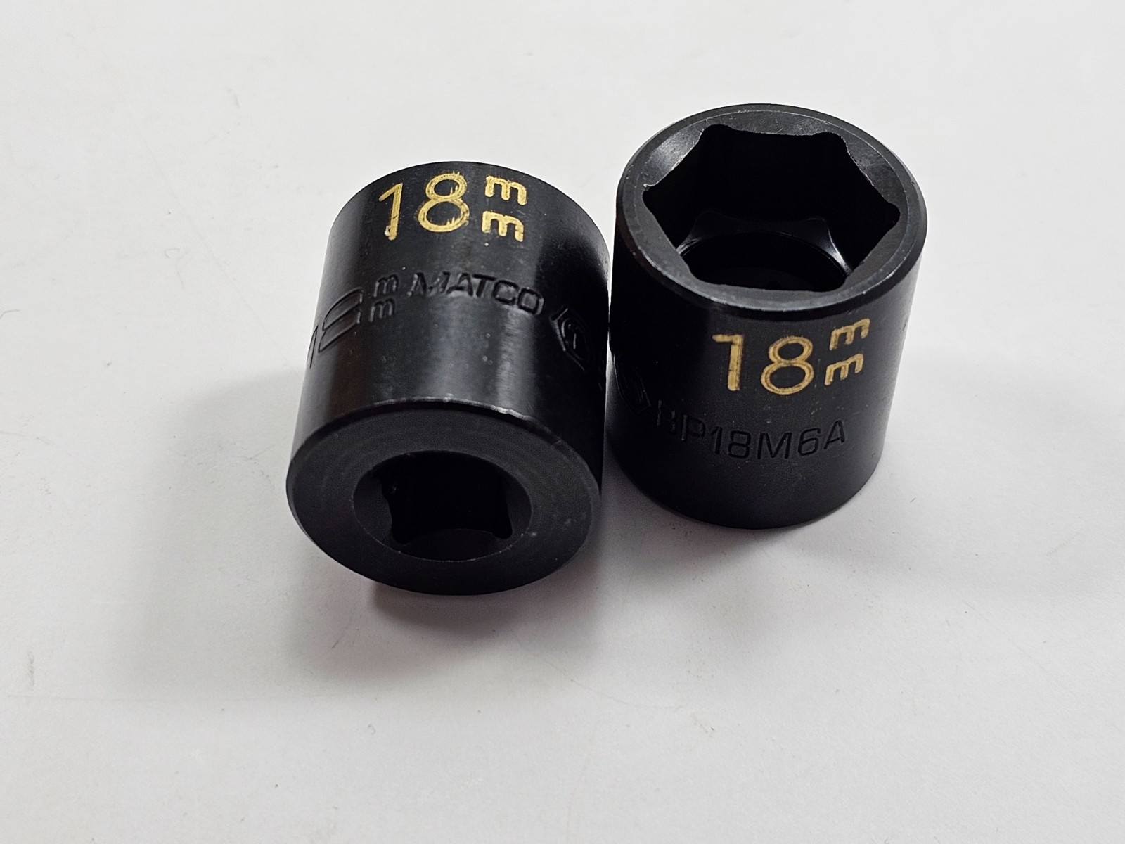 Matco 3/8″ DRIVE 18MM METRIC 6 POINT IMPACT SOCKET BLACK 1Pc
