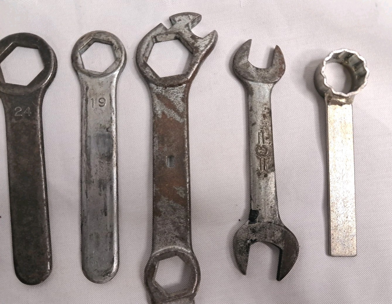 Lot Of 9 Vintage Motorcycle Tools Suzuki & HM (See Photos For Description)