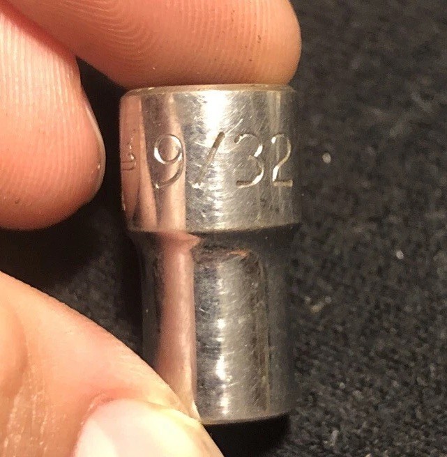 Vintage Herbrand 9/32” Socket 1/4″ Drive No. M109 USA 🇺🇸 Nice!
