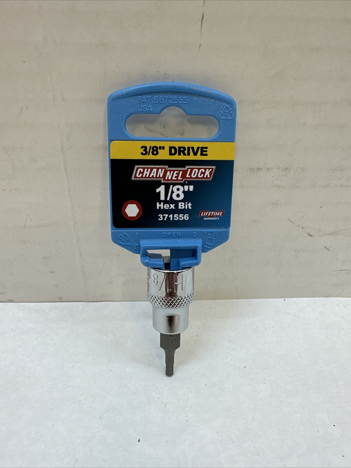 Channel lock 3/8 In. Drive 1/8 In. 6-Point Standard Hex Bit Socket