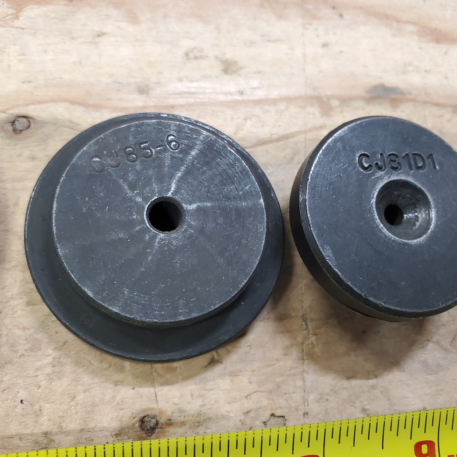 Snap-on Tools Puller Centering Point Bearing Adapter 5 Piece Set Step Plates
