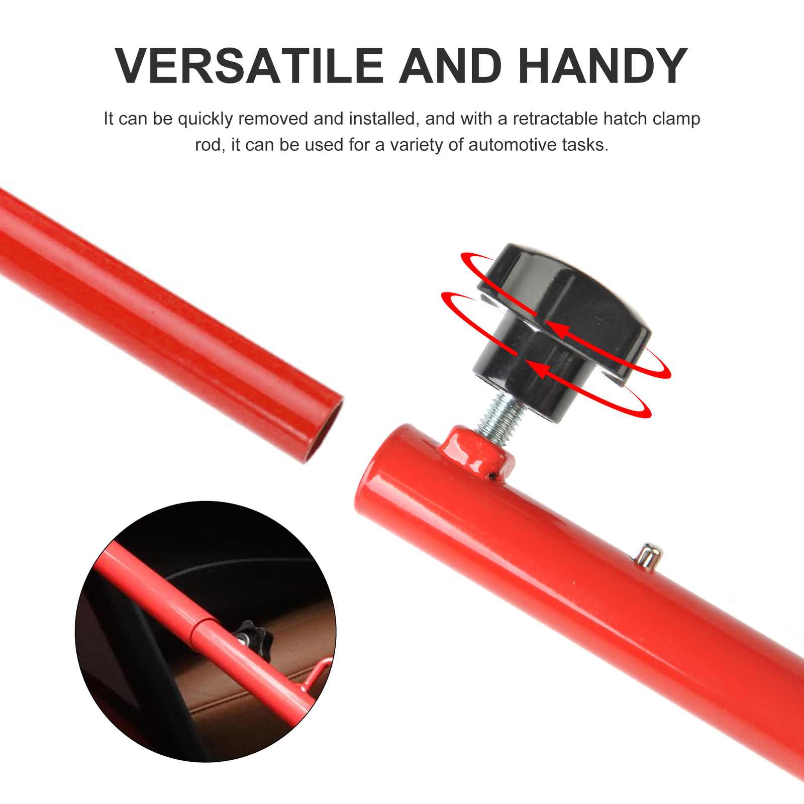 Adjustable Length Automotive Car Hatch Jammer Auto Body Repair Tool Universal