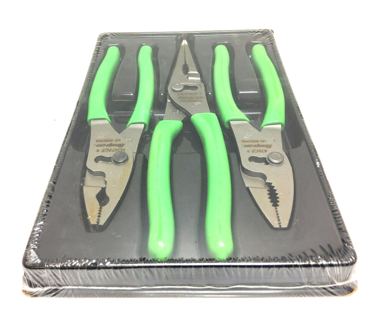 New Snap-on™ PL347ACFG Talon Grip™ Slip Joint Plier Set HJ47ACF 47ACF LN47ACF