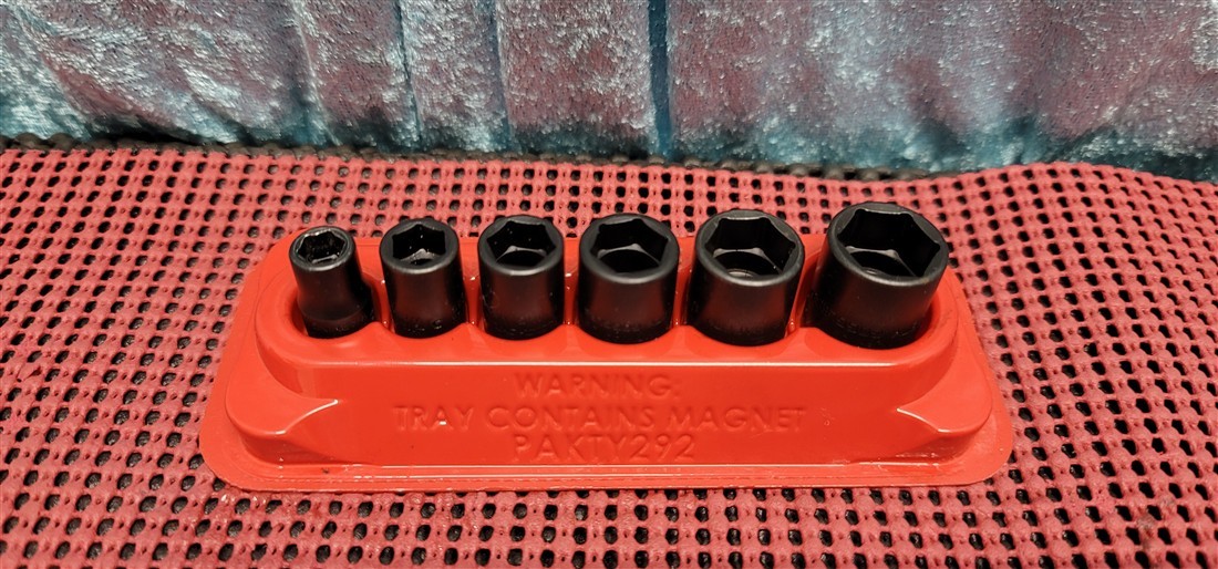 SNAP-ON TOOLS IMTMI8A 6-PC SHALLOW IMPACT SOCKETS 6 PT SAE 1/4″ – 9/16 1/4″ DR