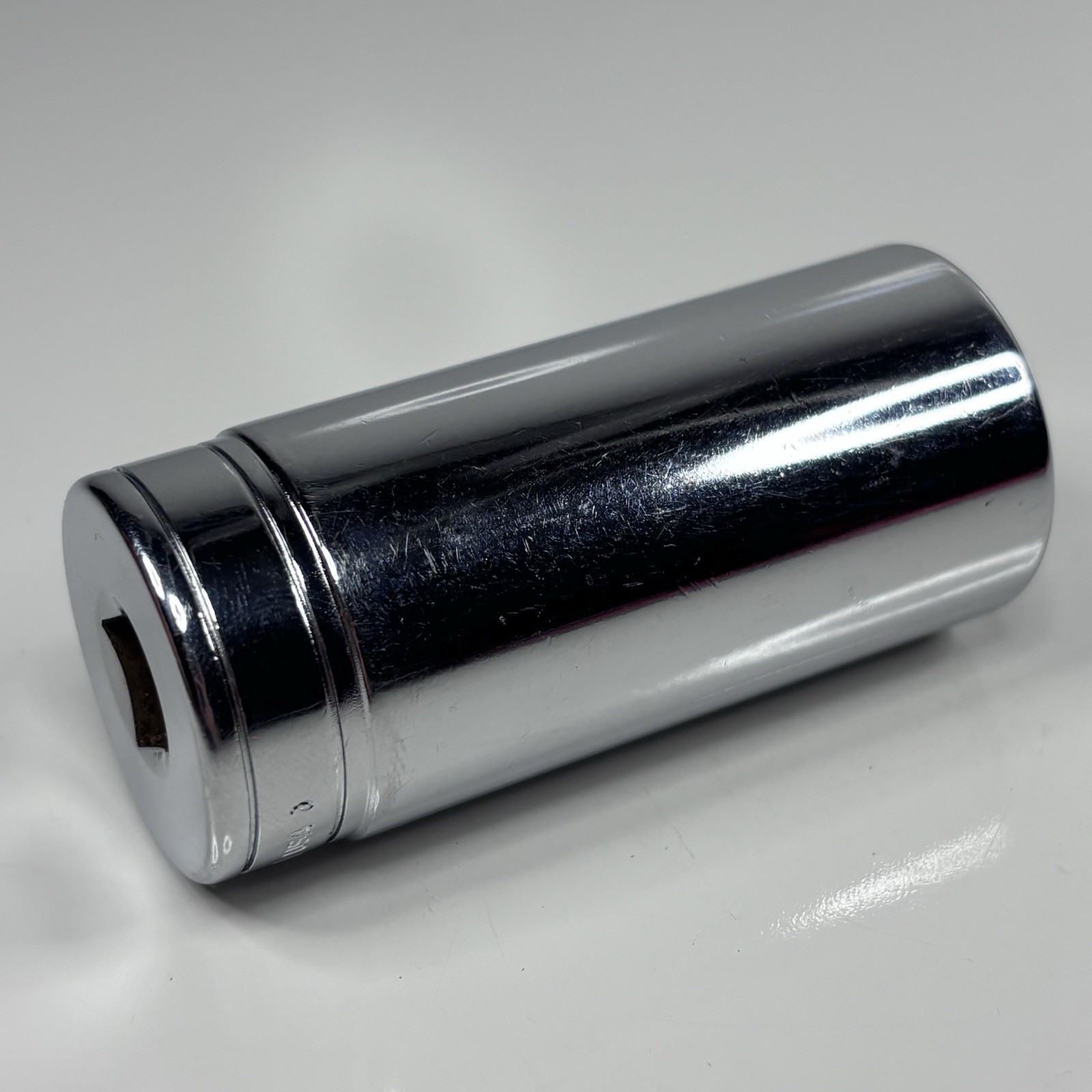 Snap On Tools SF301 3/8 Dr 12Pt SAE 15/16 Flank Dr Deep Chrome Socket USA VGC
