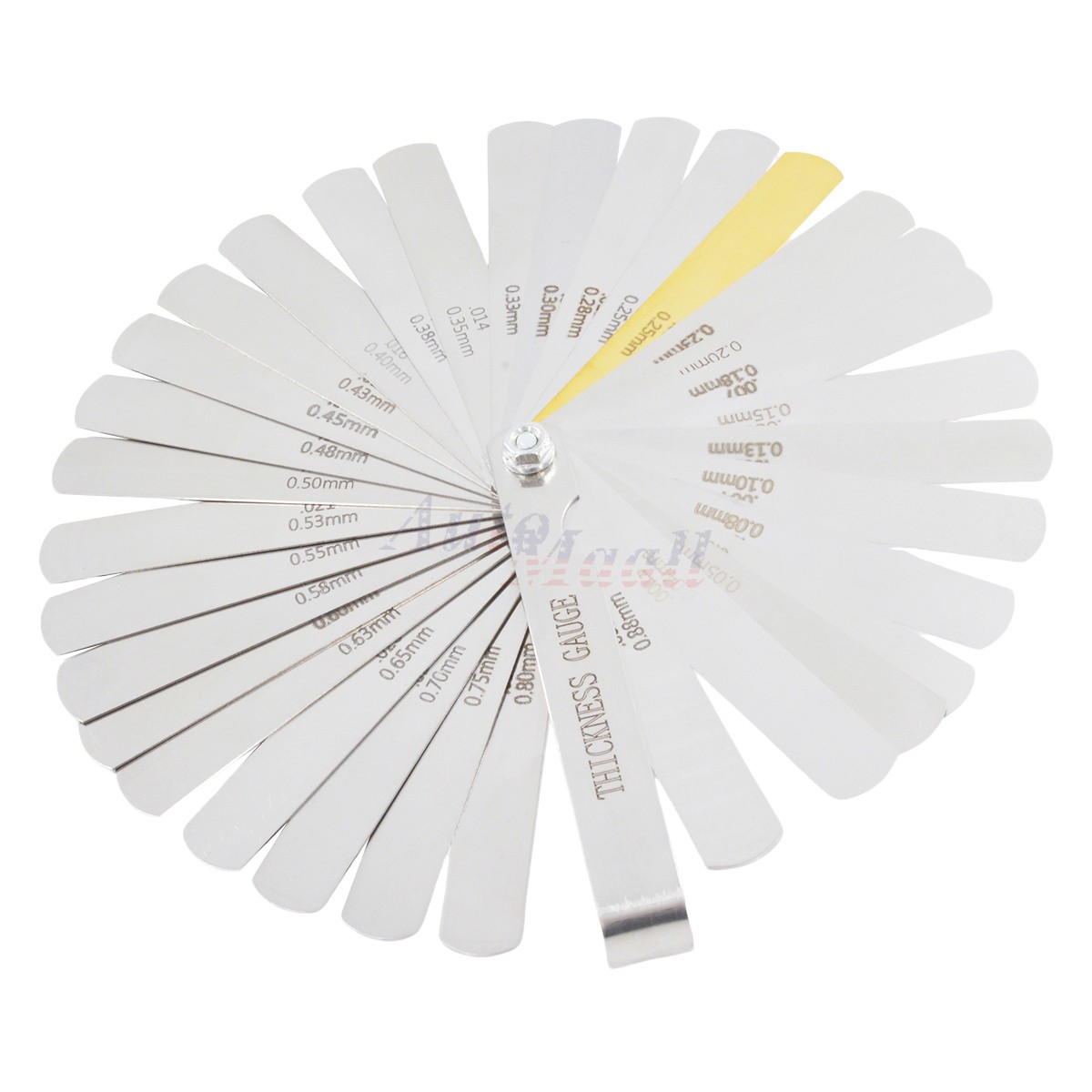 32 Blade Feeler Gauge Metric &SAE Dual Reading Combination Gap Thickness Measure
