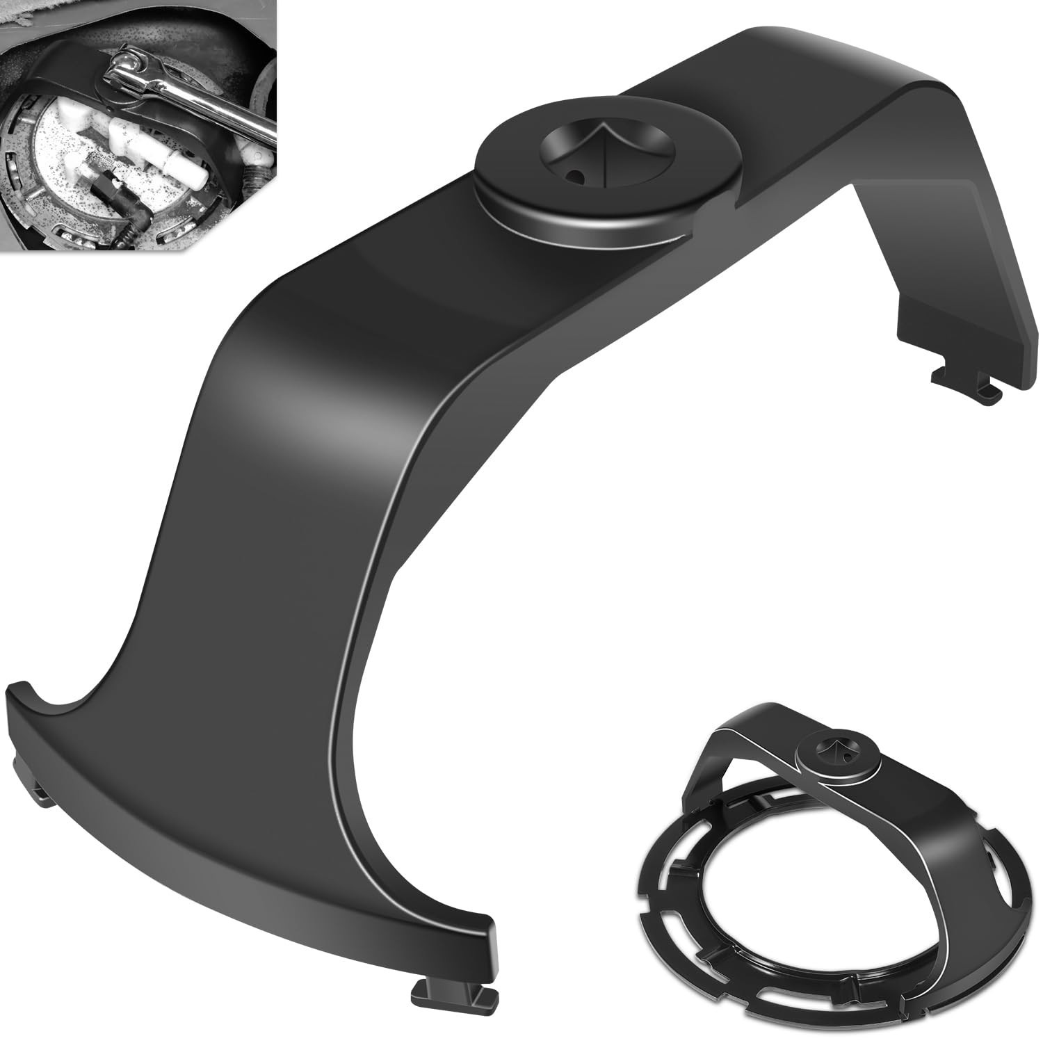Fuel Pump Lock Ring Tool for Hyundai Santa Fe 2007-2012 45# Steel Durable 6599