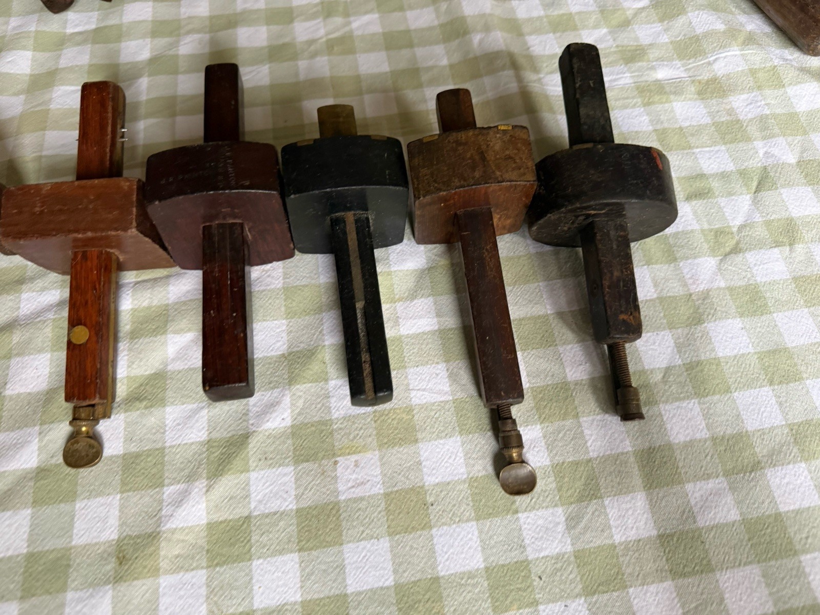 Job Lot Of Nice Mortice Gauges. Marples Rosewood Etc