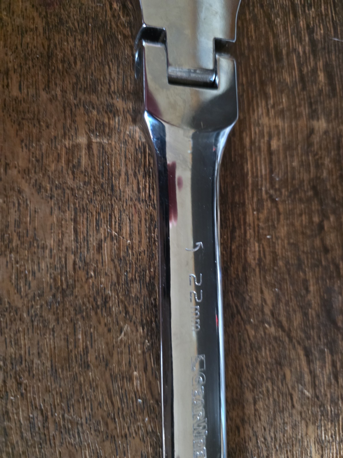 GearWrench 22mm Flex Head Ratcheting Combination Wrench – Metric – Pivot Head –
