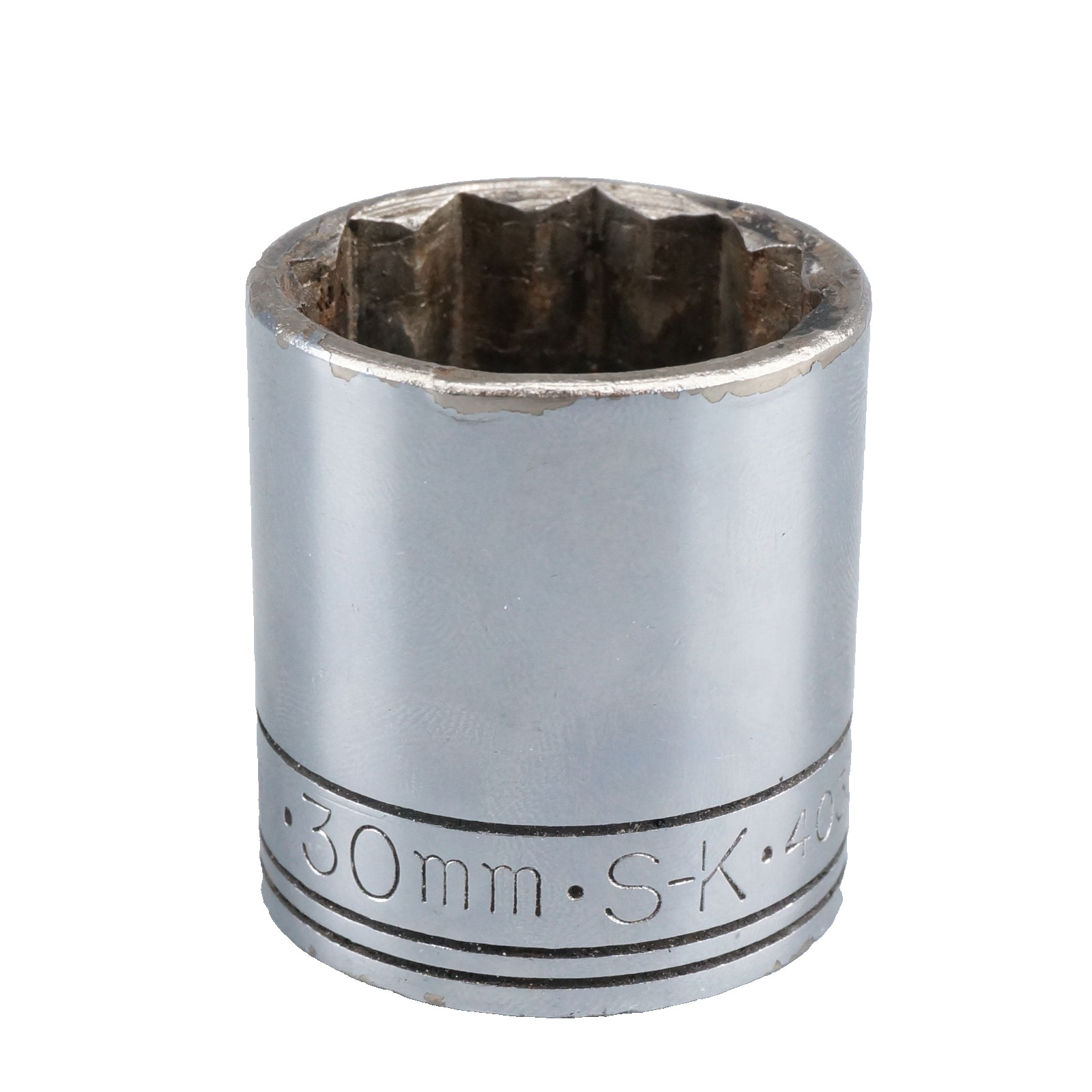 Vintage S-K Shallow 30mm Socket 1/2” Drive 12 Points 40330 USA 🇺🇸