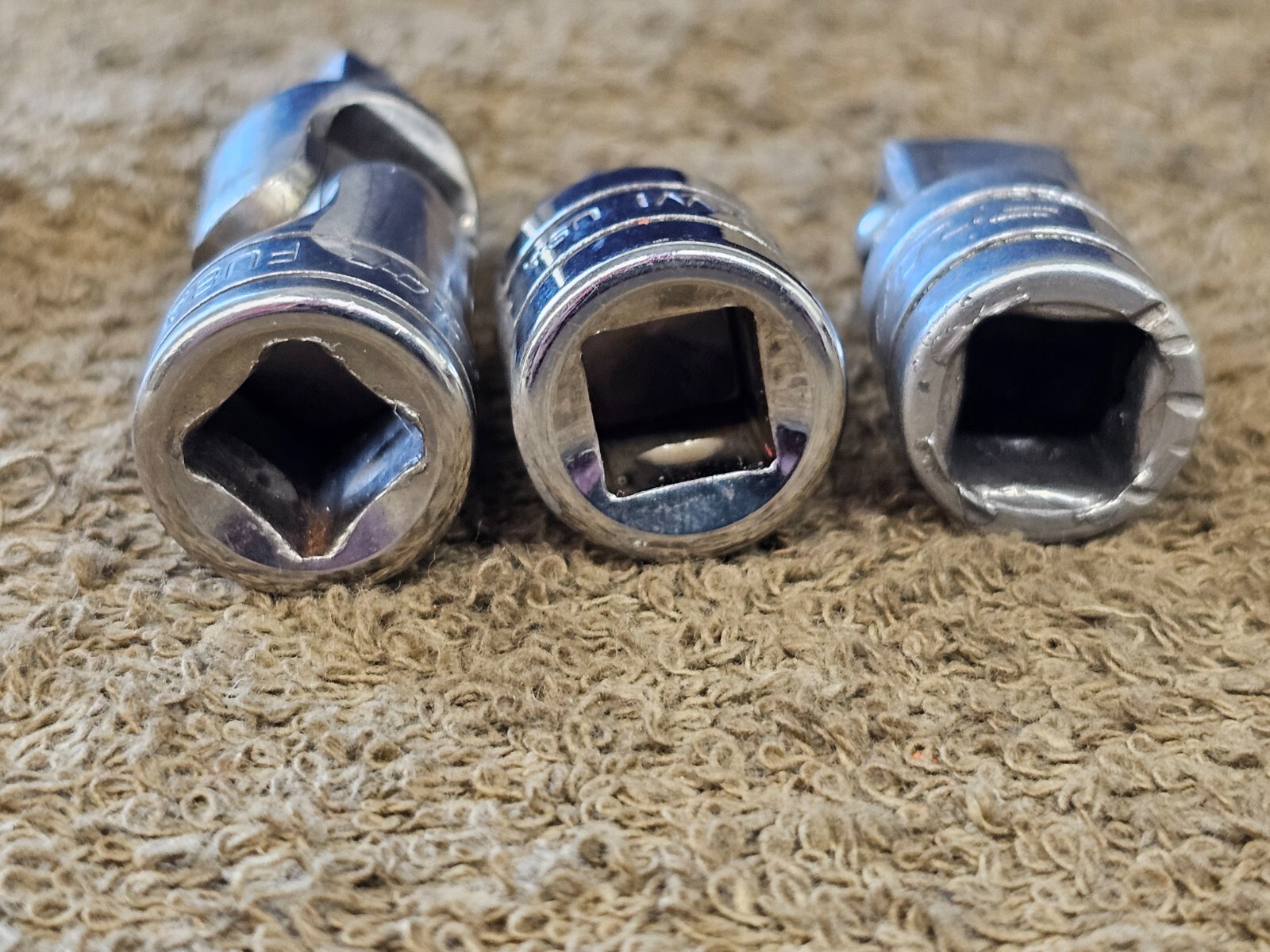 3 Snap On Swivel Socket Adapter Set 3/8″ Drive FU8A A2 FXW1 Wobble Extension