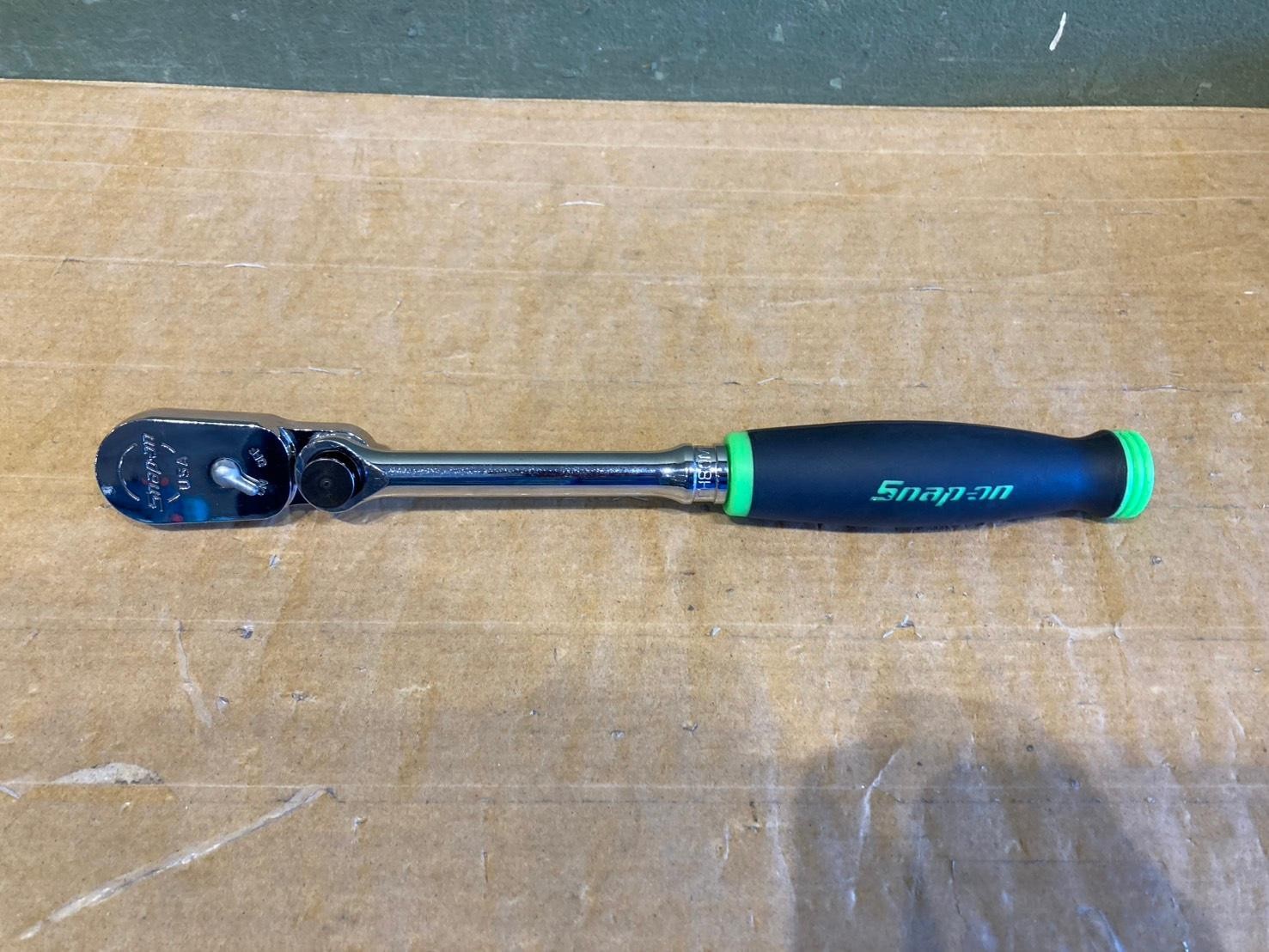 Snap-on Tools 3/8″ Drive Green Soft Grip Multi Position Ratchet FH80MPG