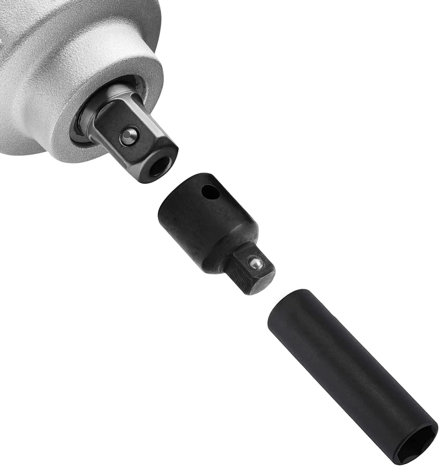 4-Piece Impact Socket Adapter Set: Durable & Versatile Mechanics Tool