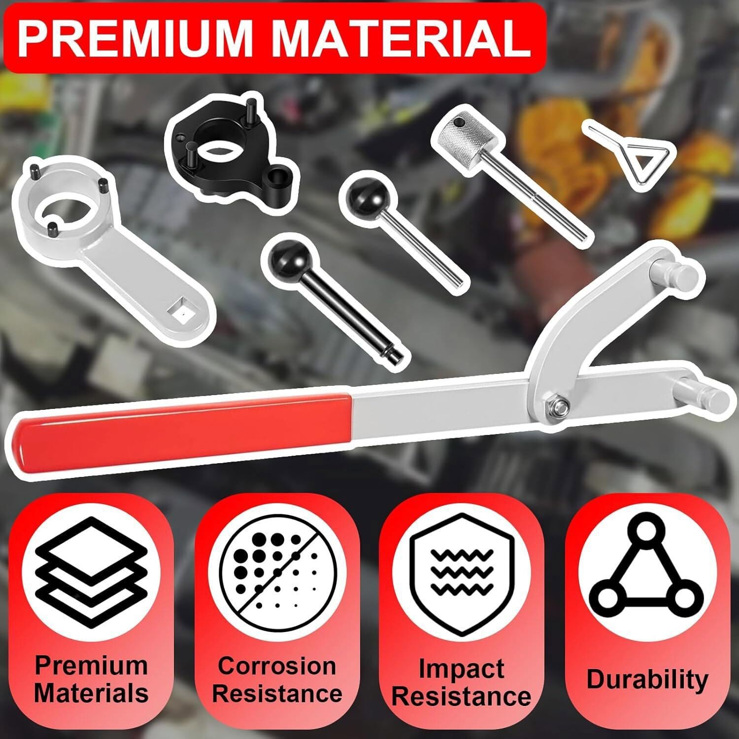 Timing Belt Tool Kit Fit for 2015+Volkswagen Jetta TDi, Golf TDi,TDI EA288 3830