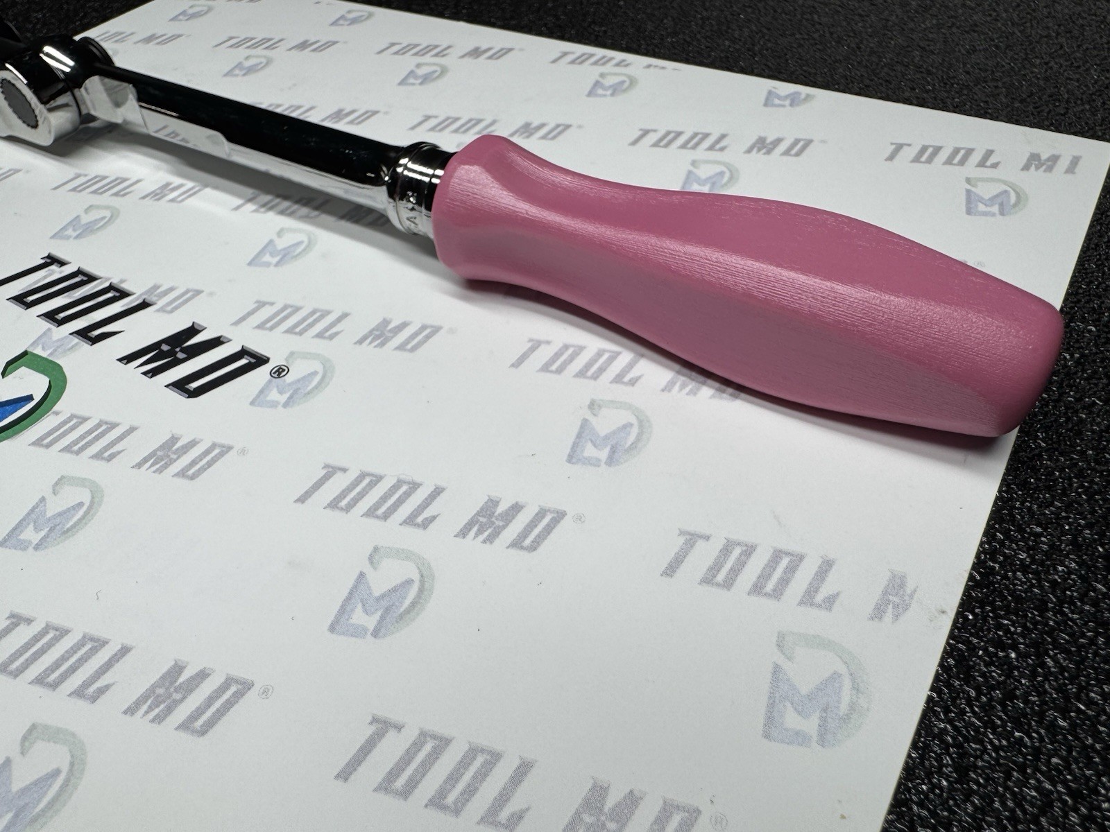 Snap-on Tools PEARL PINK 3/8″ Drive Hard Grip Multi-Position Ratchet FHD80MP
