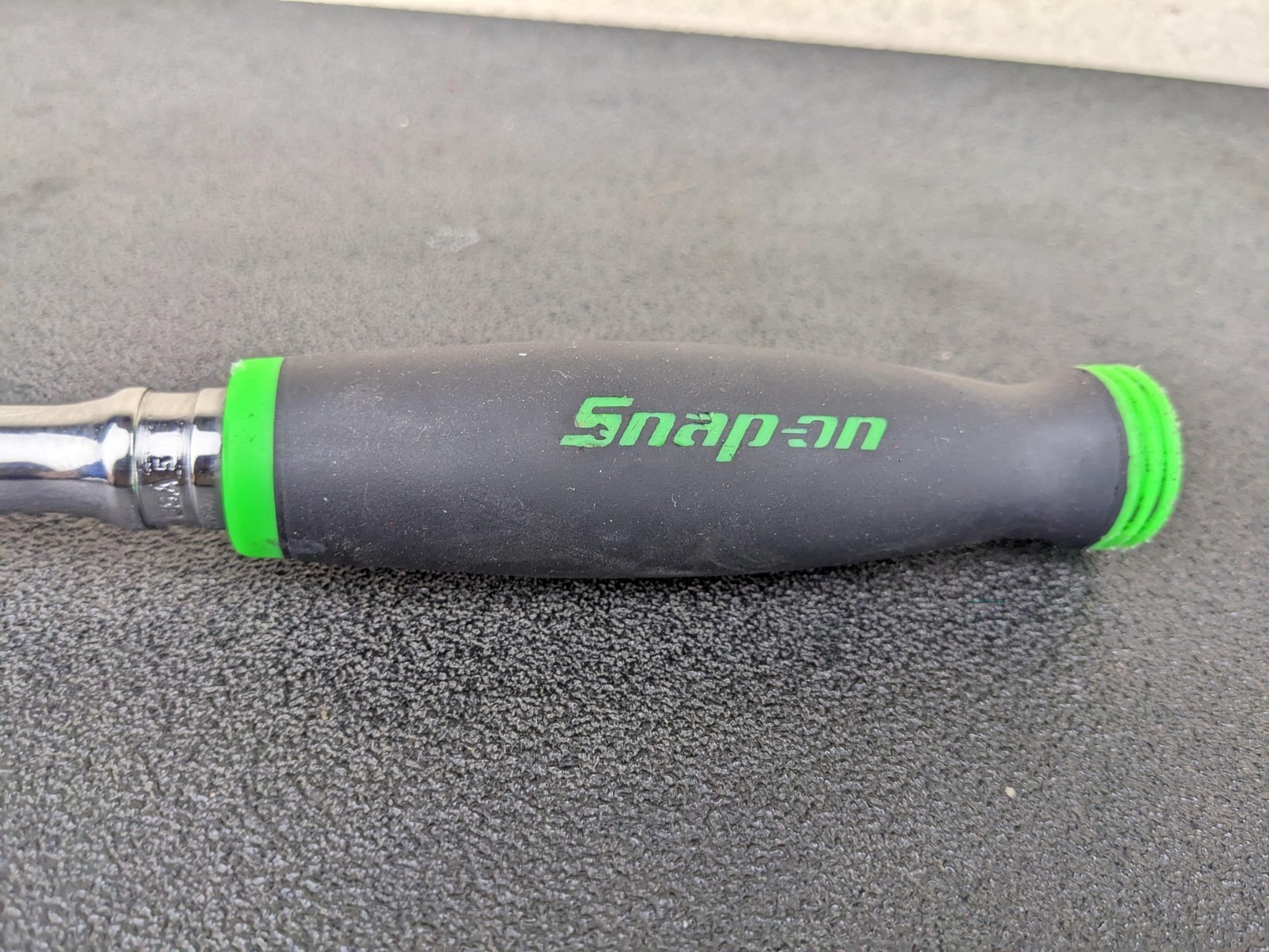 #bp409 Snap-on Tools GREEN FHLFX80B 3/8″ Drive 13″ Dual 80 Locking Flex Ratchet