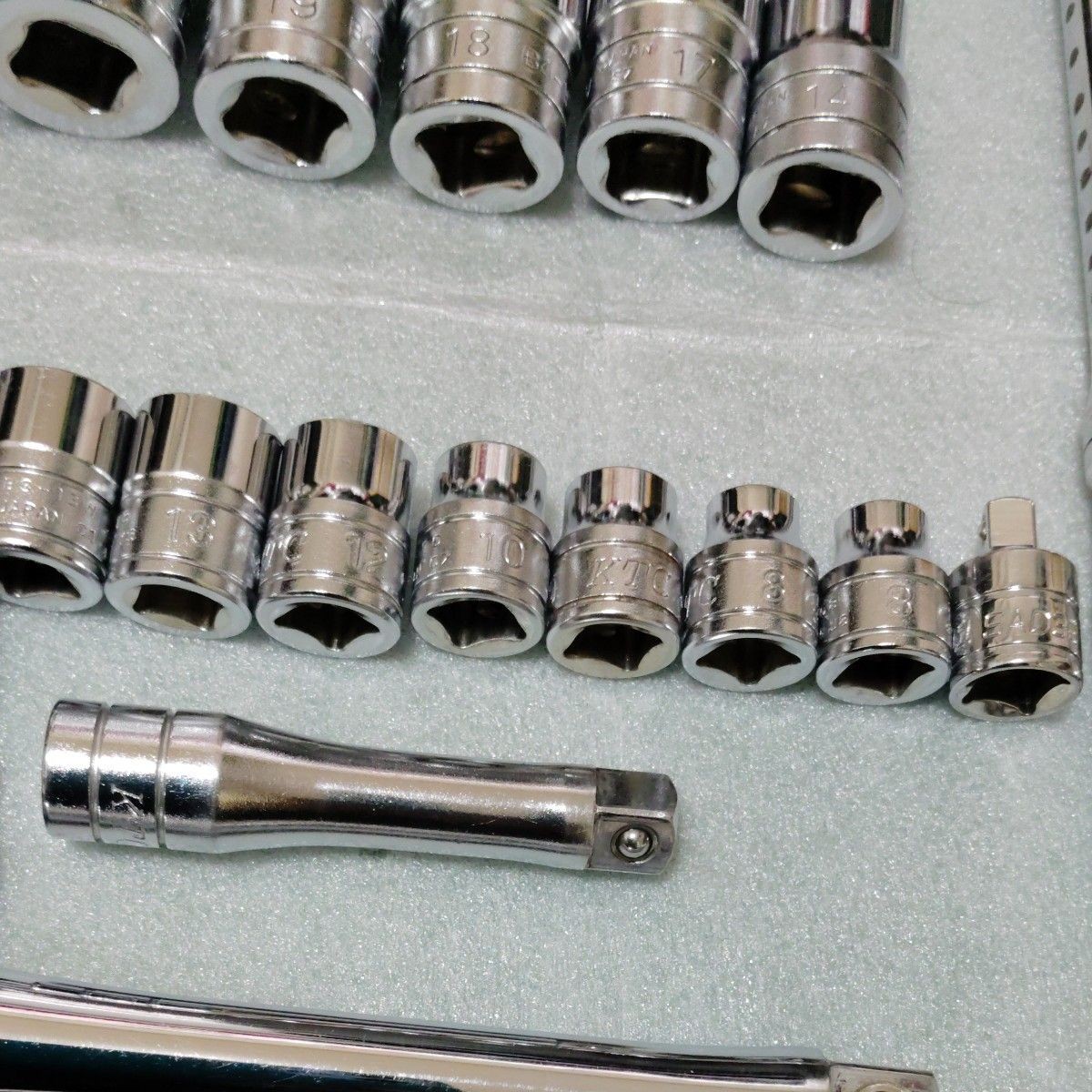 KTC Nepros Ko-ken Socket Wrench Set 3/8 1/2 Ratchet Japan Tool Lot
