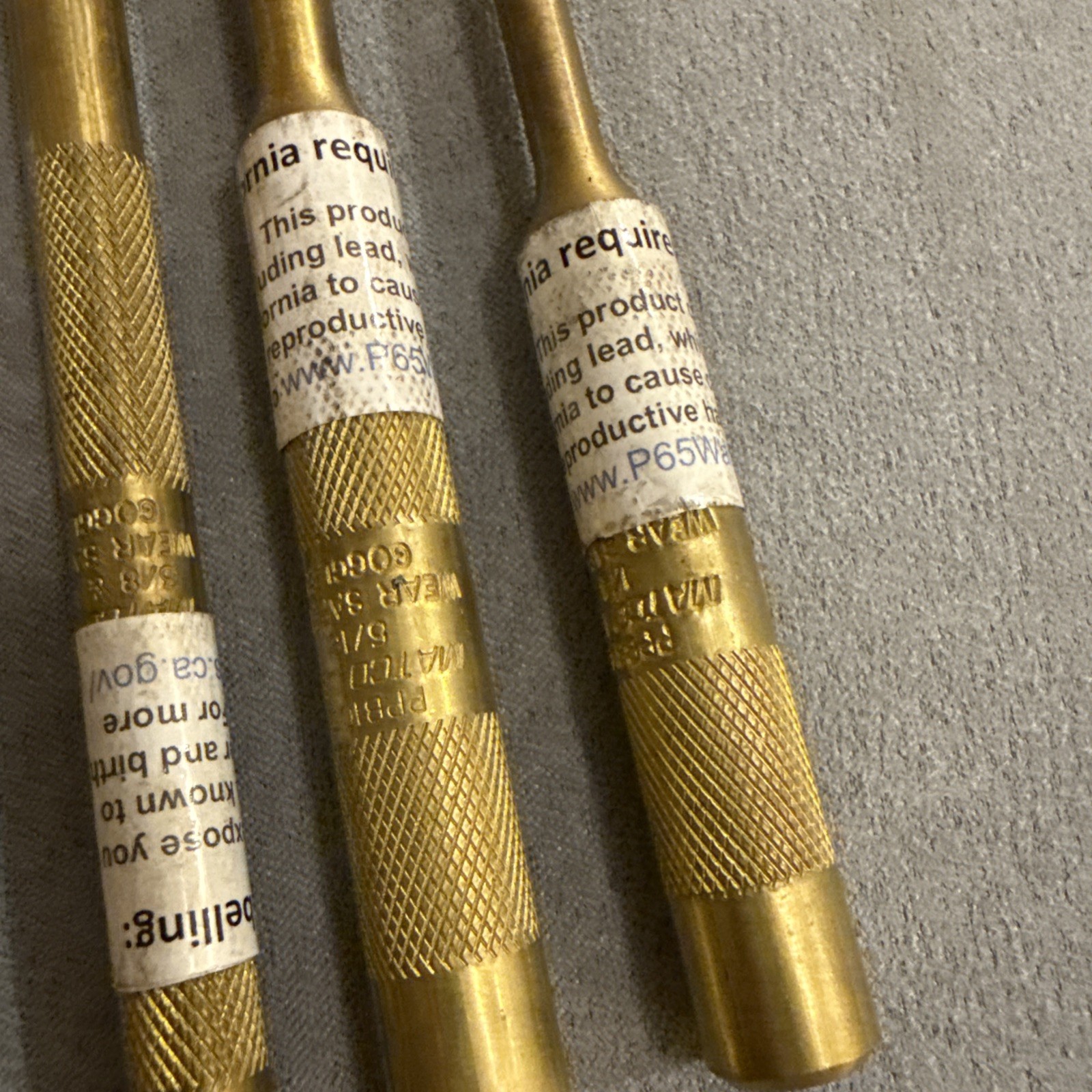 Matco Tools 6 Piece Brass Drift Punch Set