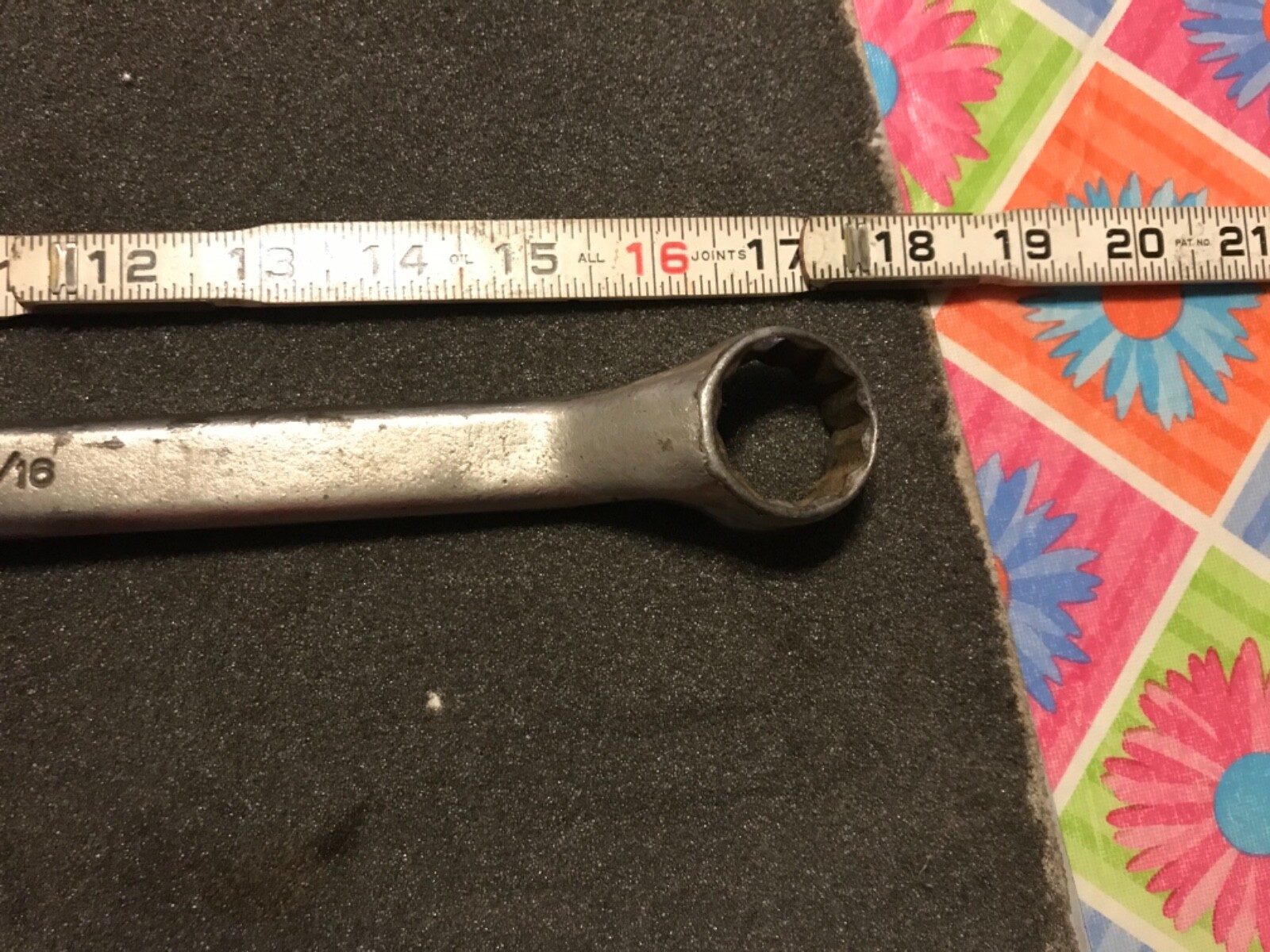 Vintage Fairmount Tools 12 Point Double Box End Wrench 1-1/16 x 1-1/4” No. 8037