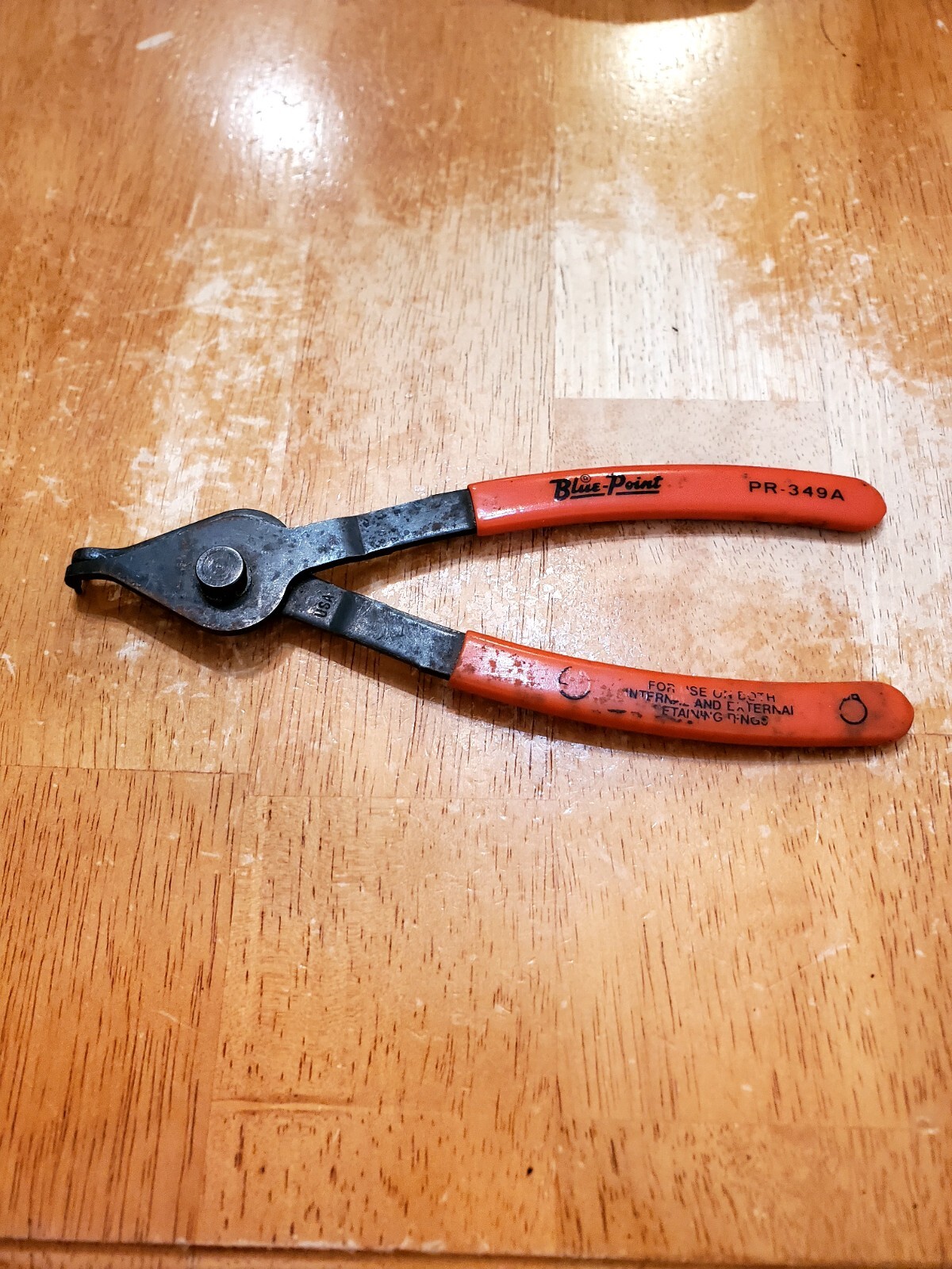 Blue Point Vintage 90° Internal/External Retaining Ring Pliers PR-349A