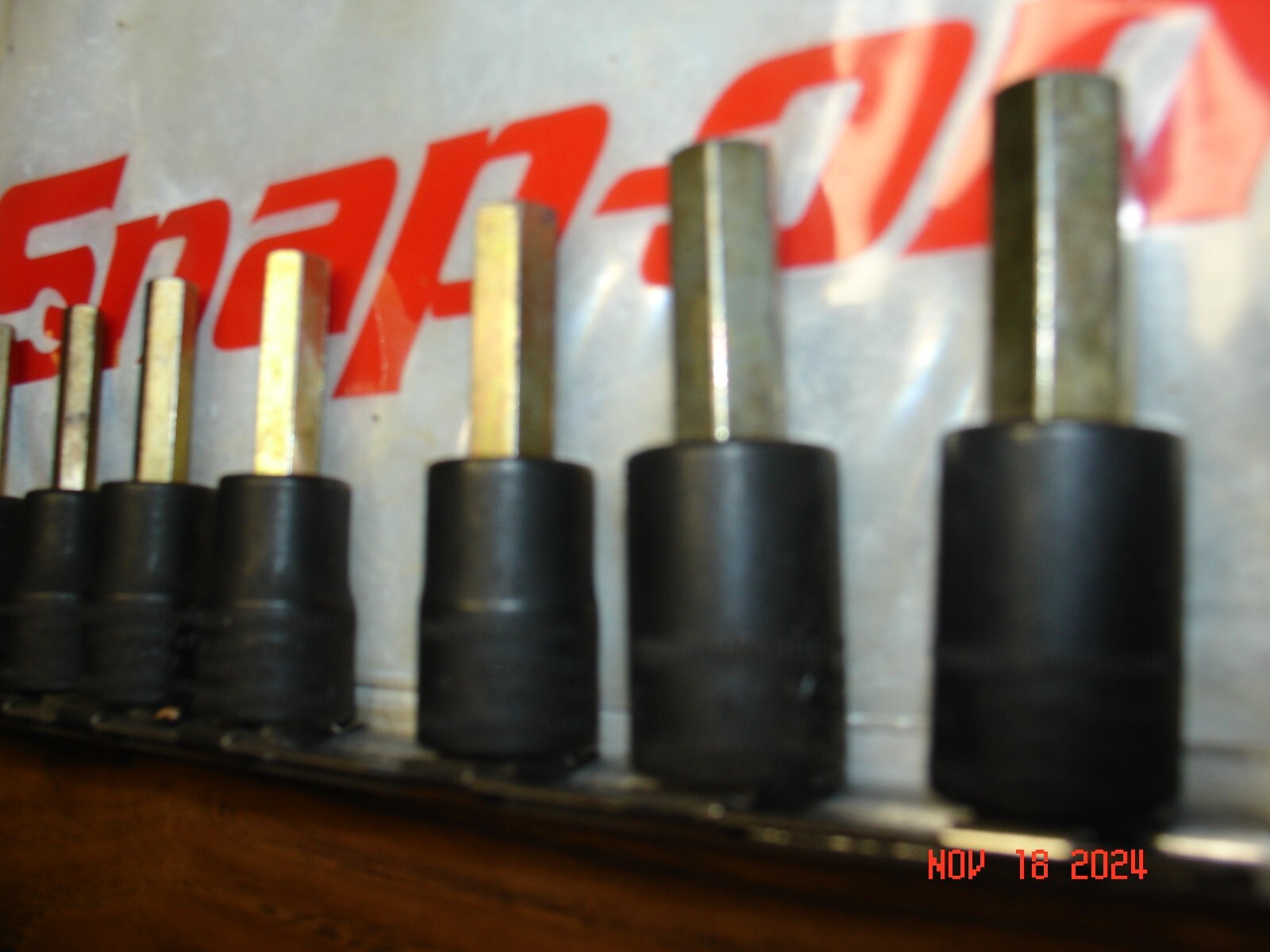 Snap On Tools Industrial Metric Hex Power Drive Sockets 4mm-10mm 7 Piece Set