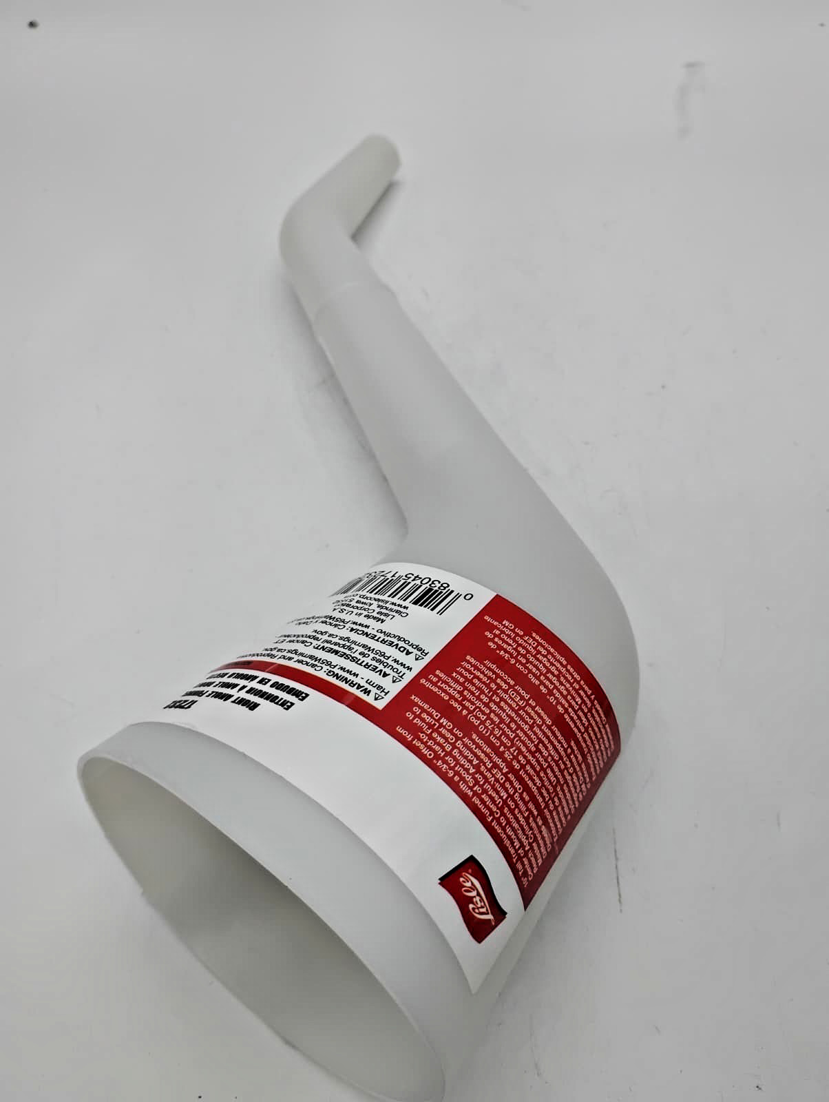 Lisle 17232 Right Angle Funnel 10” Tall 6-3/4” Offset Automotive Fluid Funnel