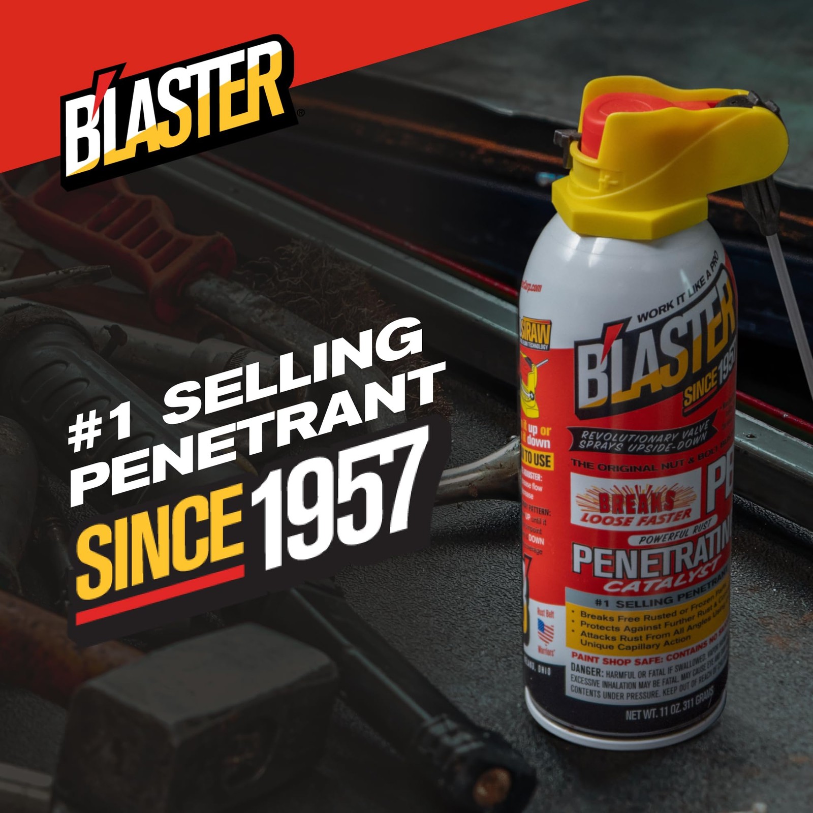 PB Blaster Penetrating Oil Spray, 11 oz Aerosol Cans (12-Pack) – Case of 12