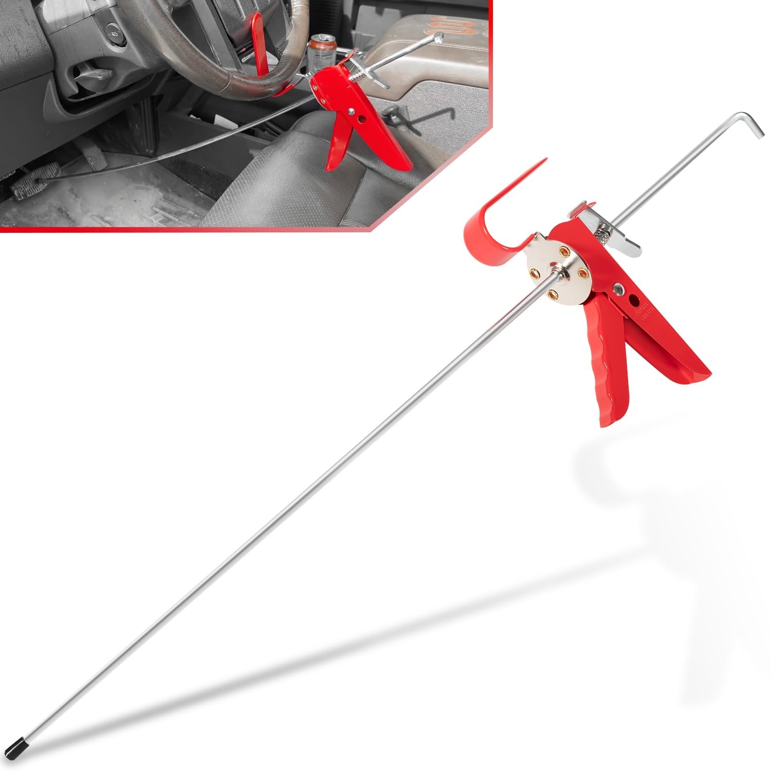 THE393 Universal Adjustable Throttle Pedal Depressor Tool Brake Pedal Depressor