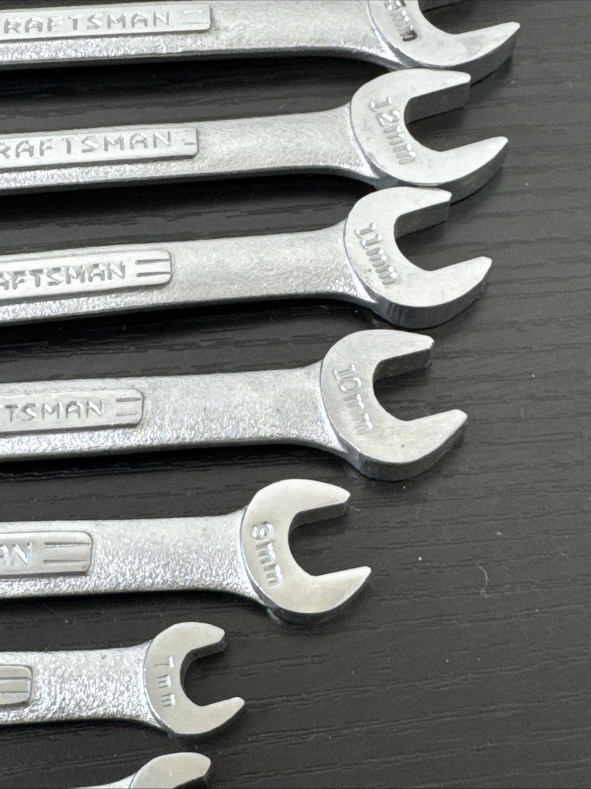 Craftsman USA V VV Metric Combination Wrench 11 Pc Set 12Pt 6mm Up To 17mm Read
