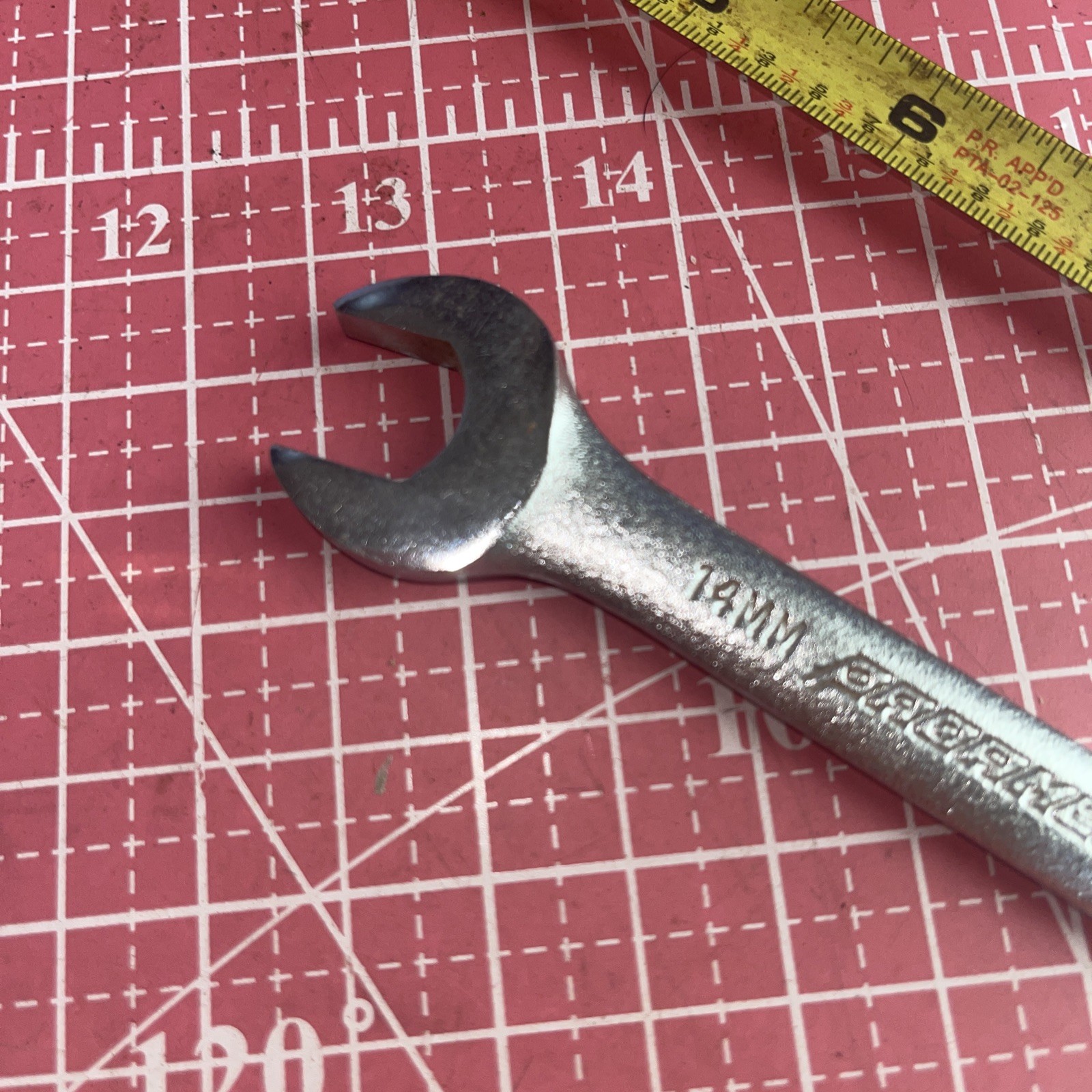 Proamerica USA 1114 14 X 15 MM Metric Open End Wrench 14MM 15MM Vintage