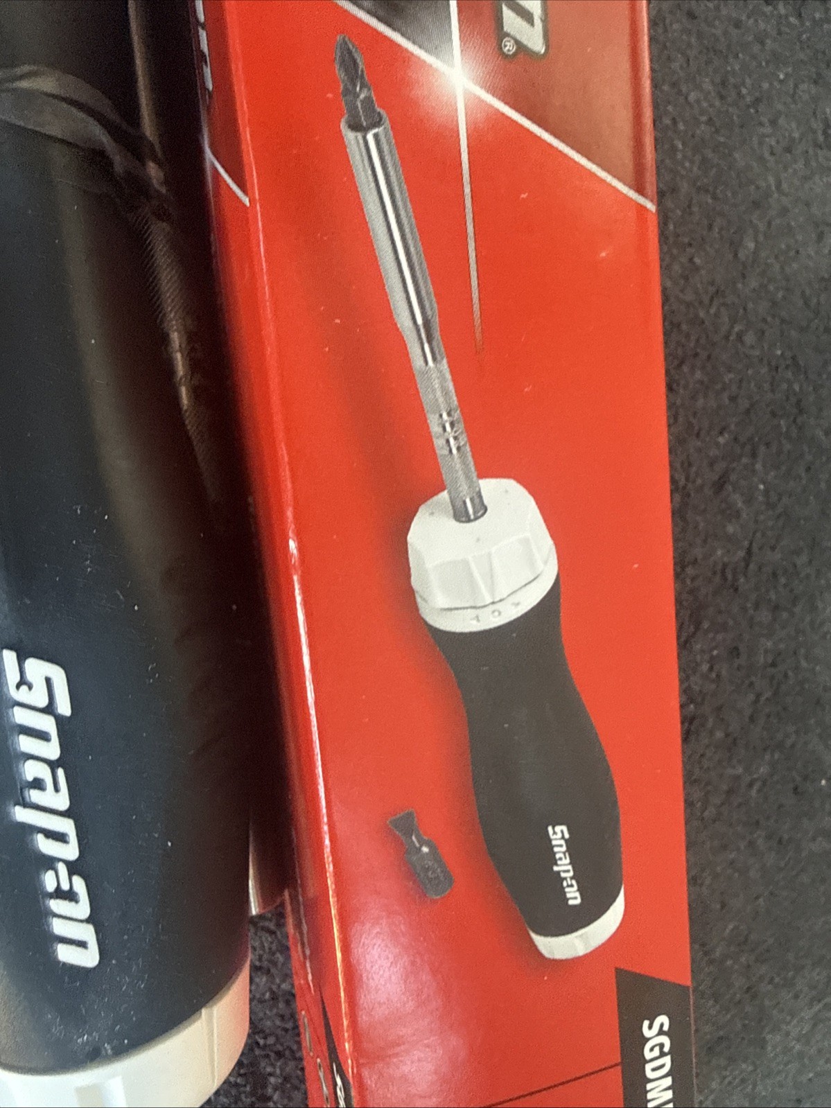 For Snap-on Tools NEW BLACK & WHITE Ratcheting Screwdriver SGDMRC44BW