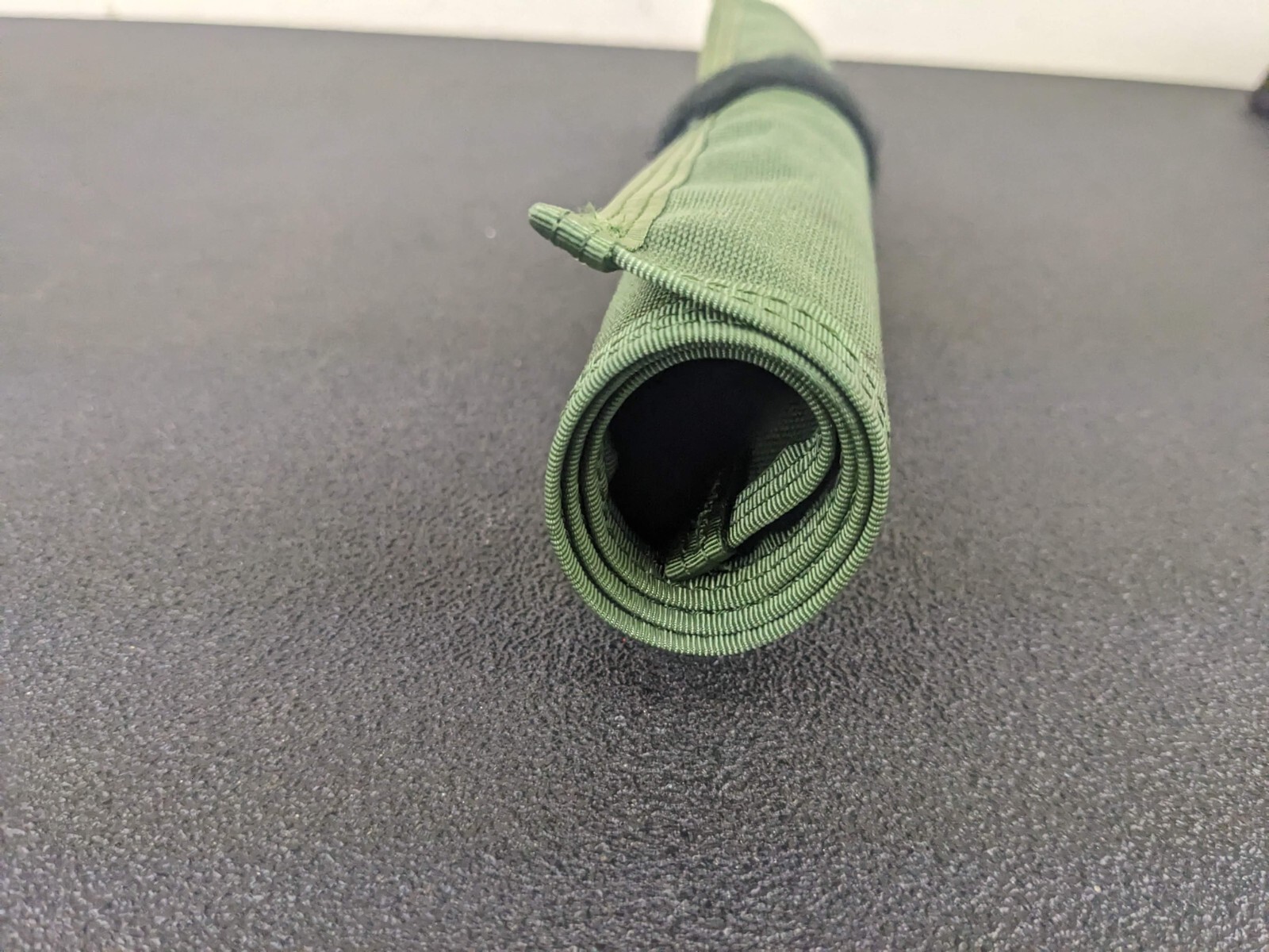 #bk370 NEW Canvas Roll Roll-Up Tool Roll for Punch and Chisels Military Green