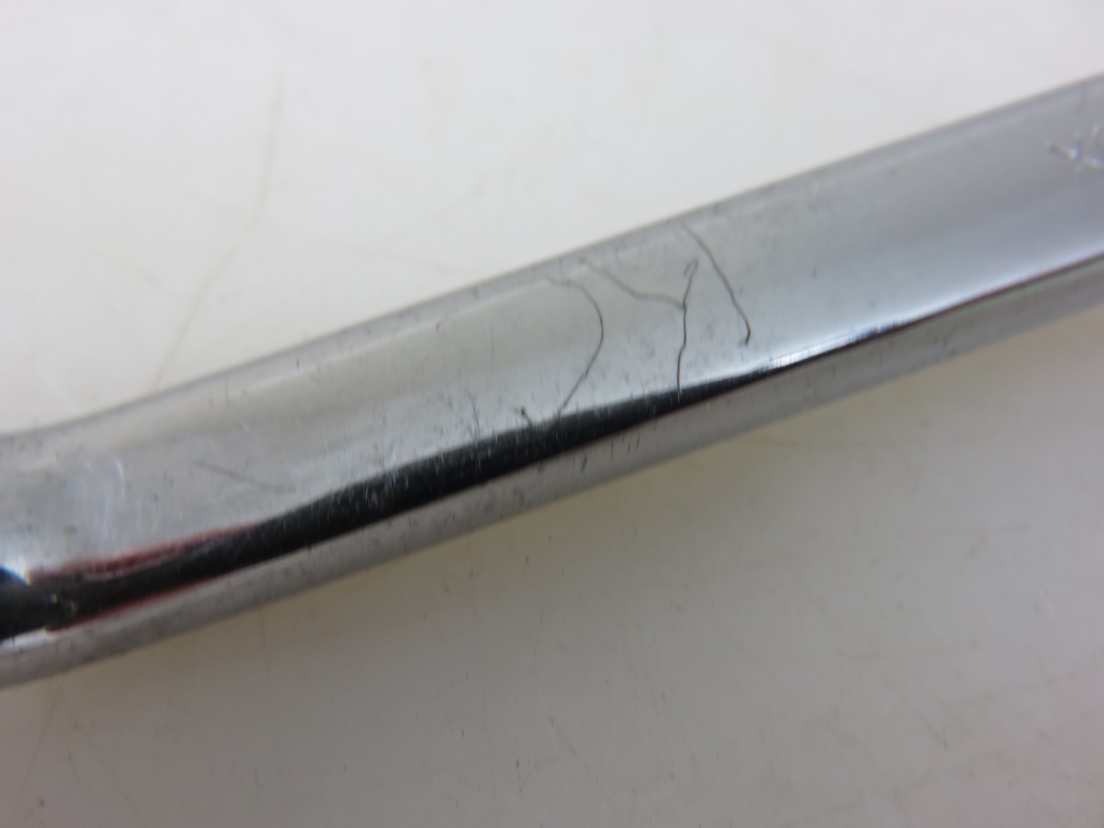 Snap-On XOM1011 METRIC 60° Offset Box End Wrench 10mm x 11mm Vintage Made In USA