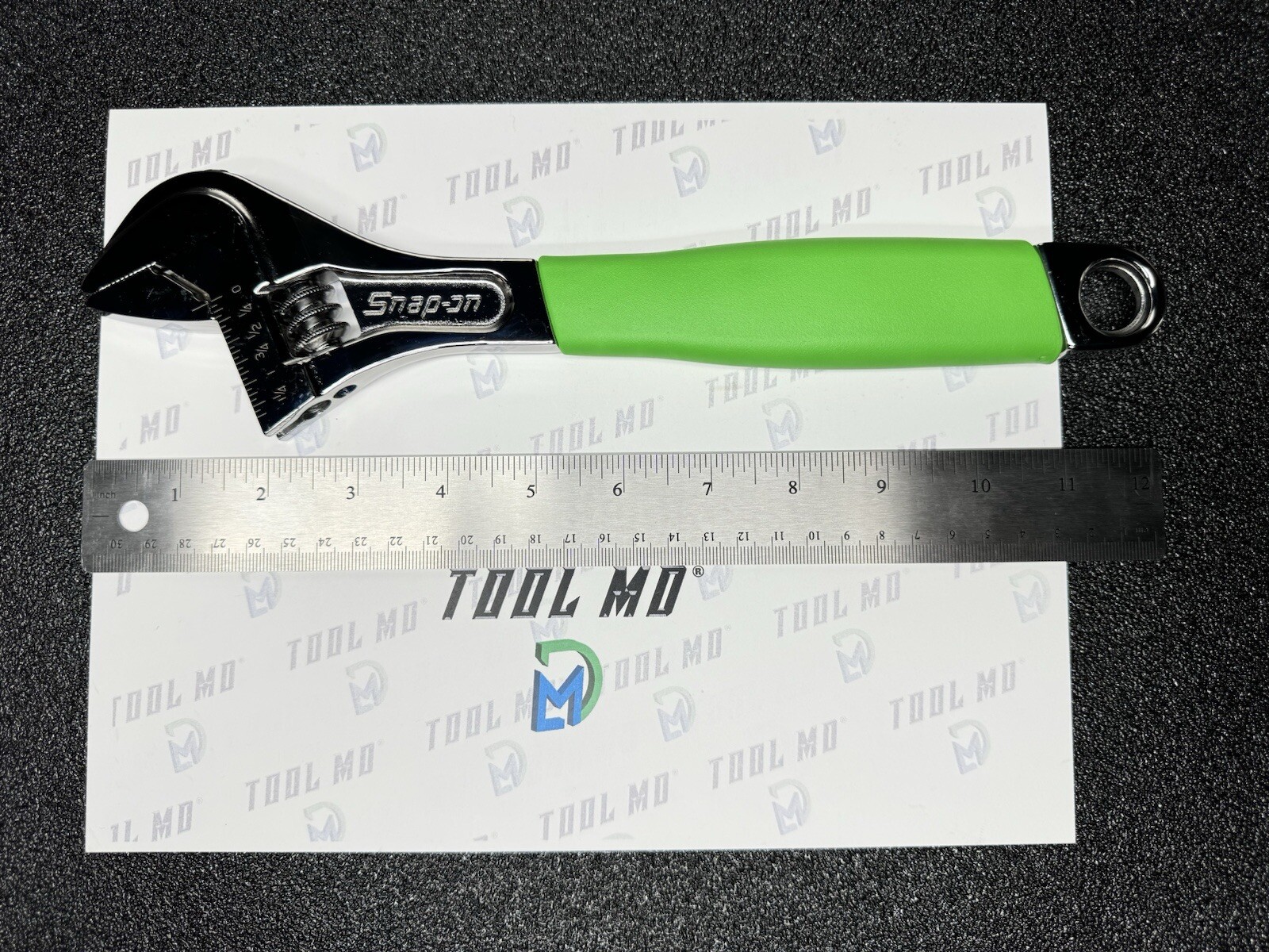 Snap-on Tools USA NEW GREEN 12″ Flank Drive PLUS Adjustable Wrench FADH12C