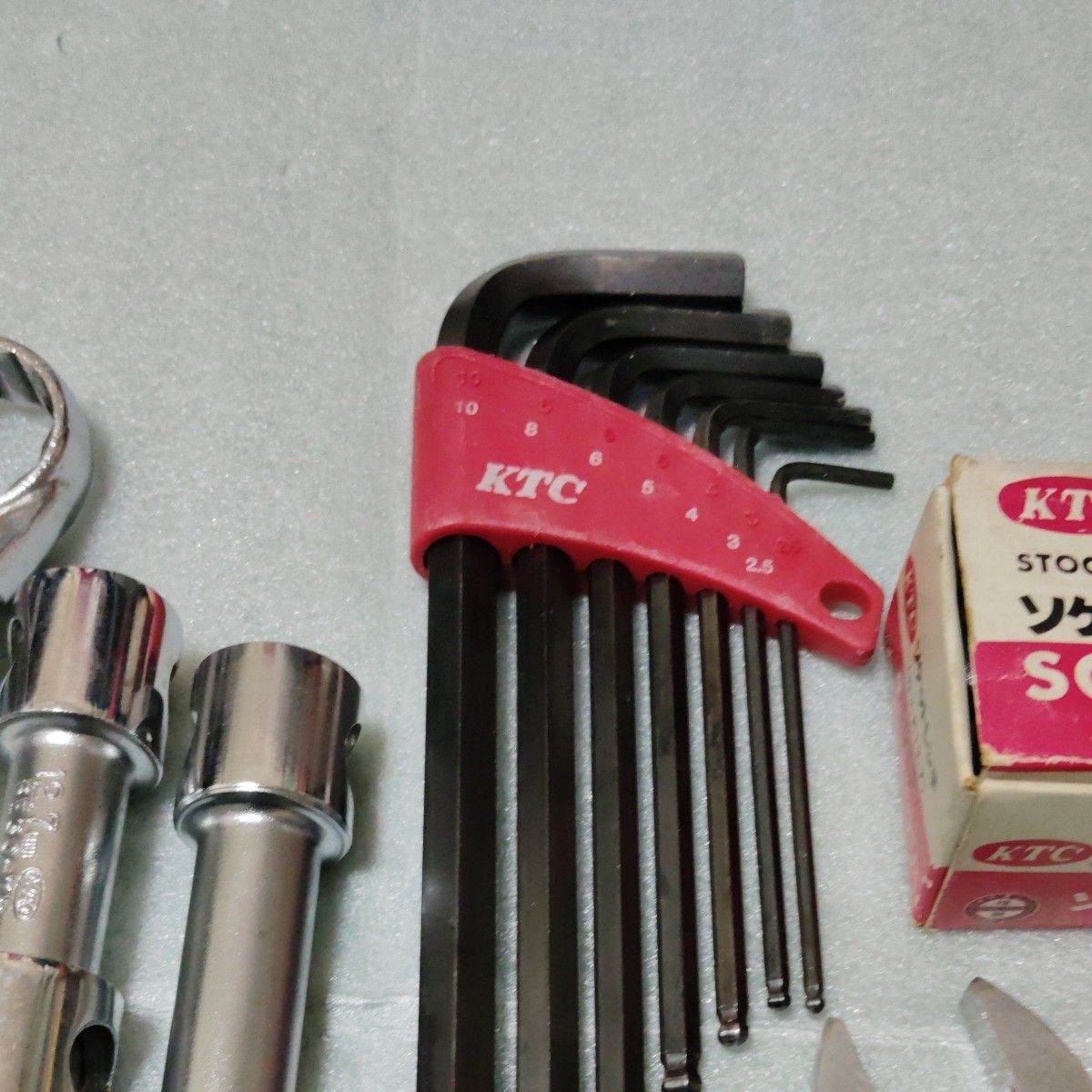 KTC Toyota OEM Tool Lot Ratchet Socket Wrench Set Japan Vintage Garage