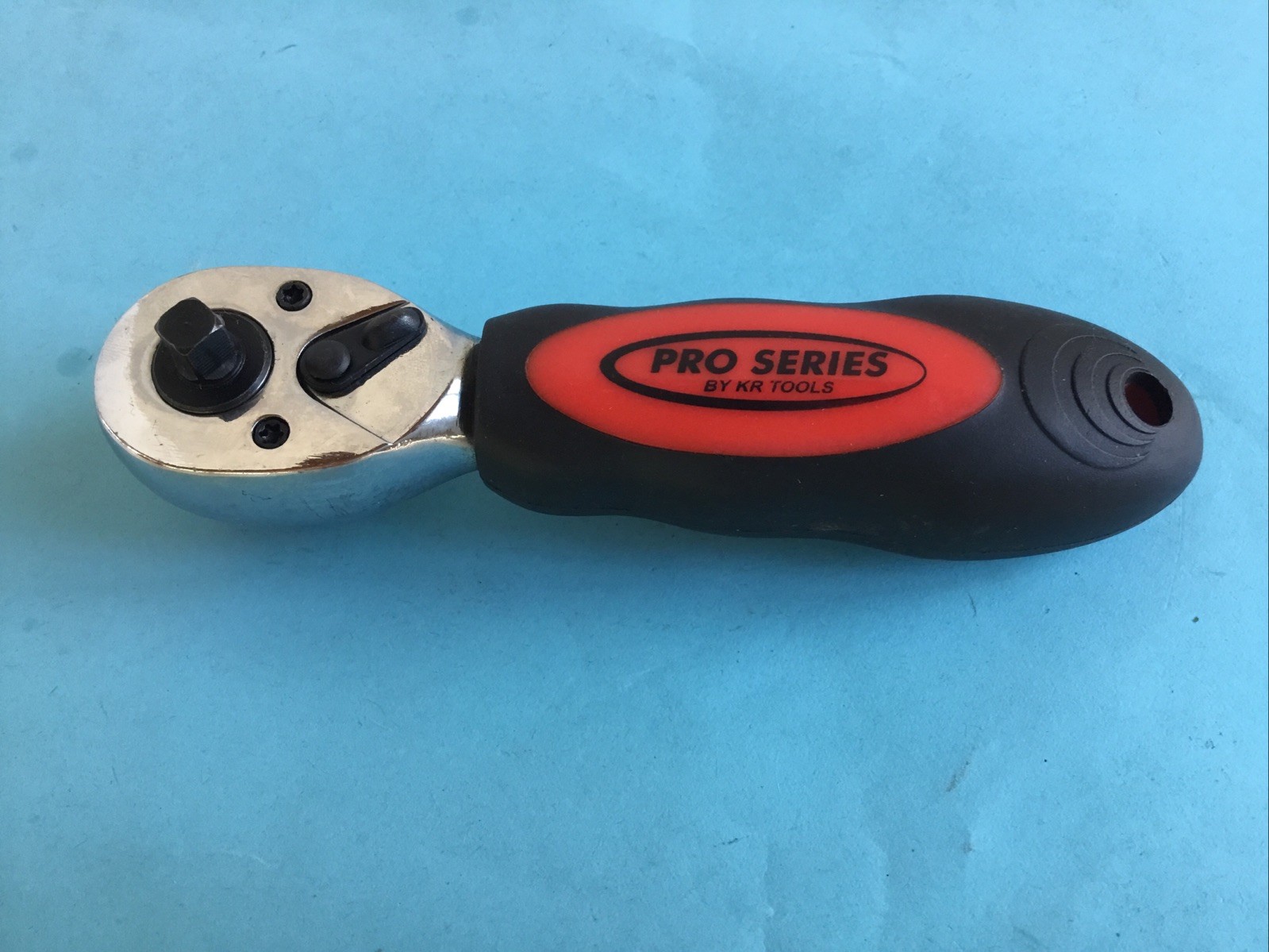 KR Tools Pro Series 5 1/2″ Dual Drive 1/4″ & 3/8″ Drive Reversible Ratchet EUC