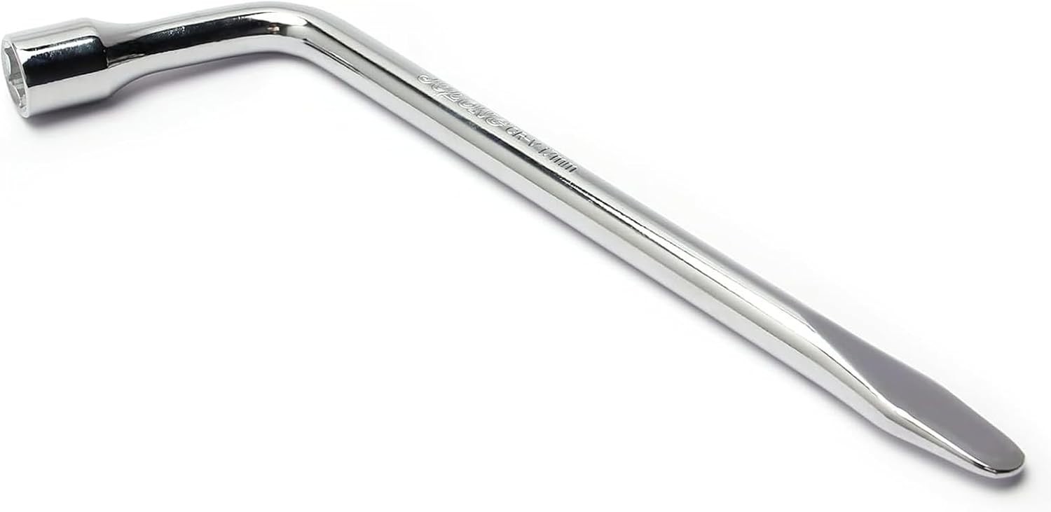 17mm Car Lug Wrench & Multi-Tool Repair Tool – Durable Steel & Galvanized Finish