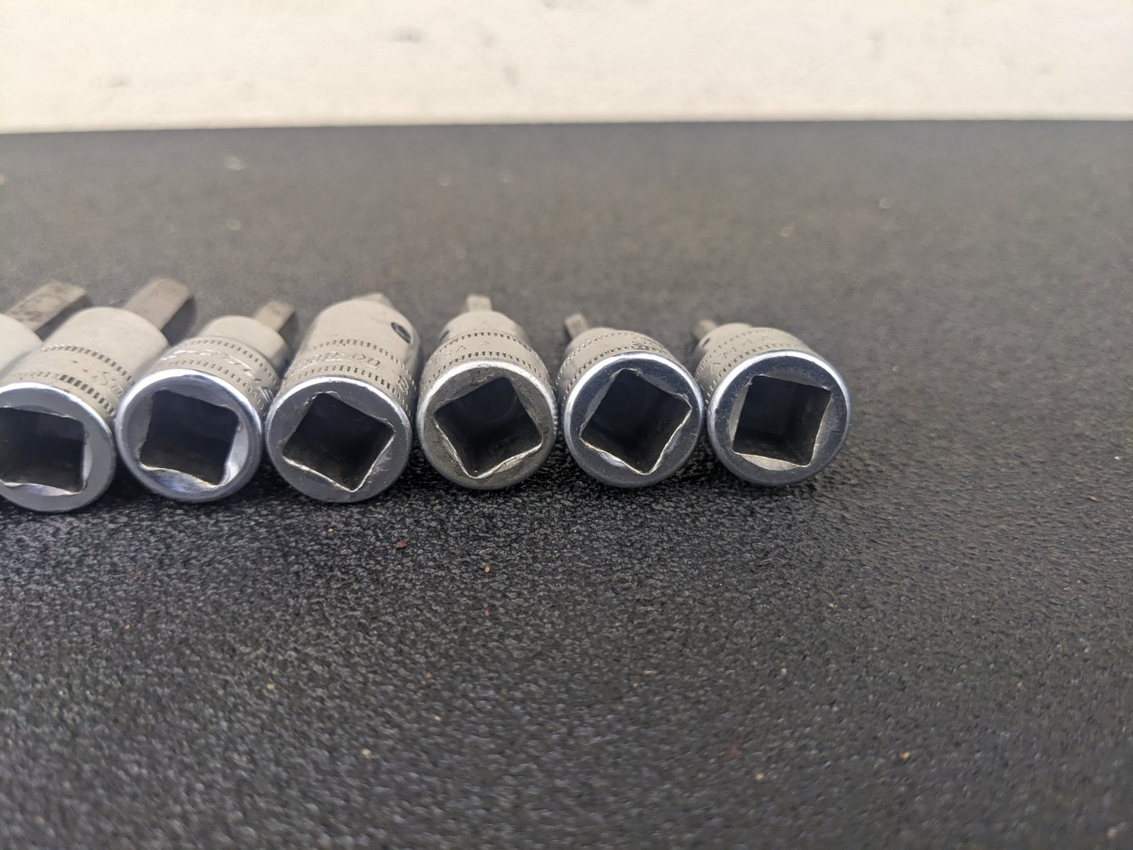 #bl350 Snap On 207EFAMY 7pc 3/8″ Drive Metric Hex Bit Socket Set 4-10mm